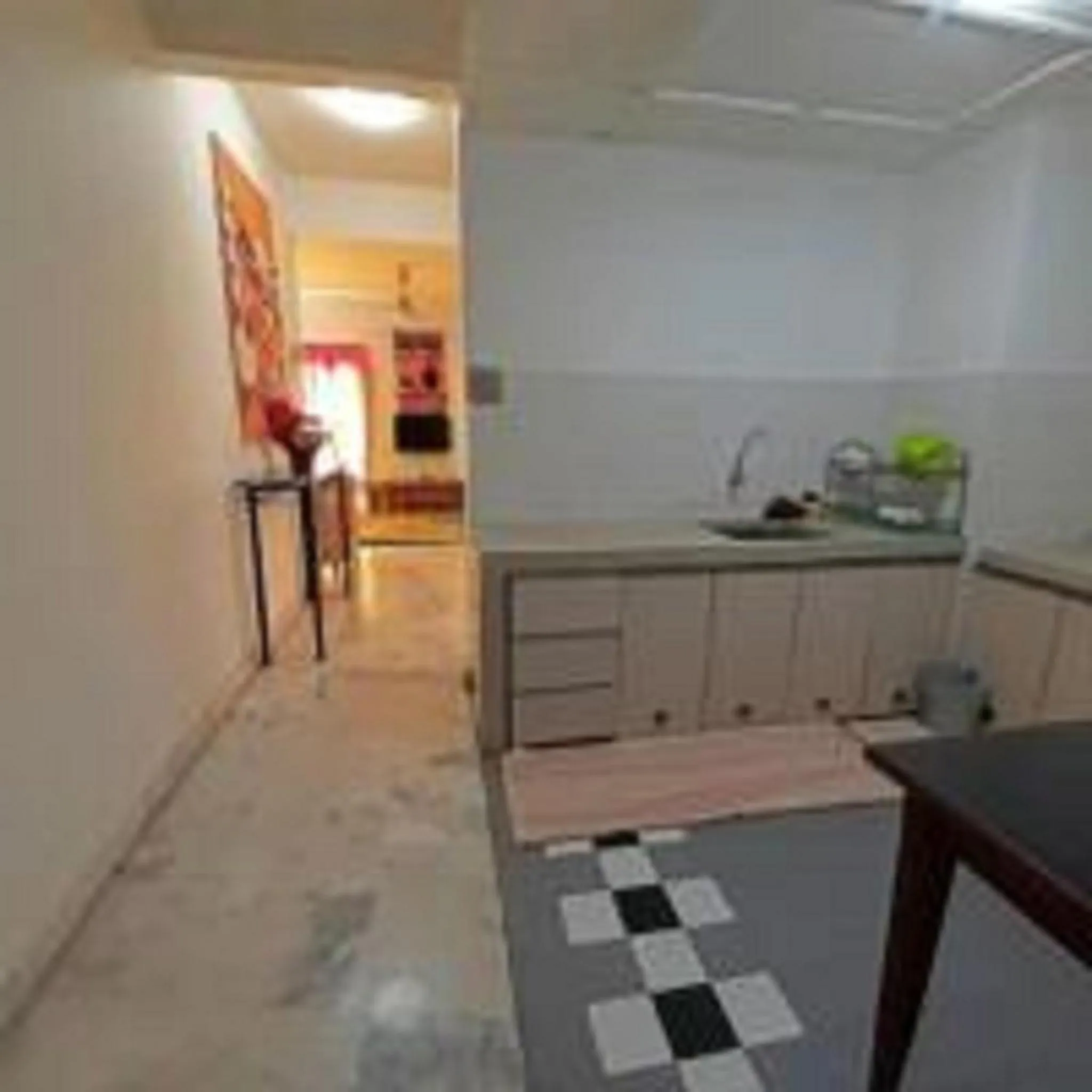 Kitchen or kitchenette in Apartment santai Marina