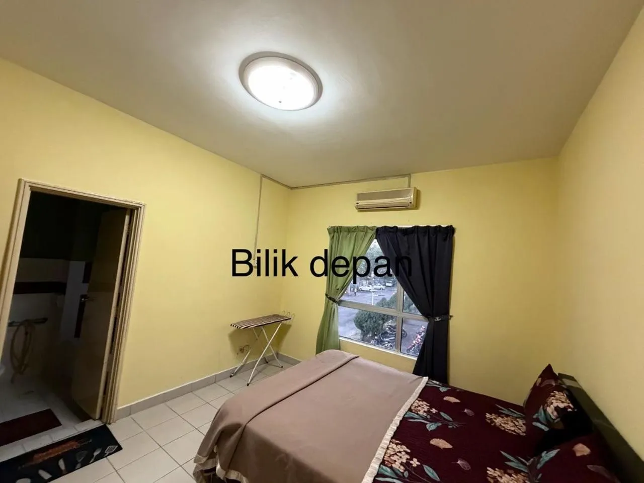 Bedroom, Bed in Apartment santai Marina