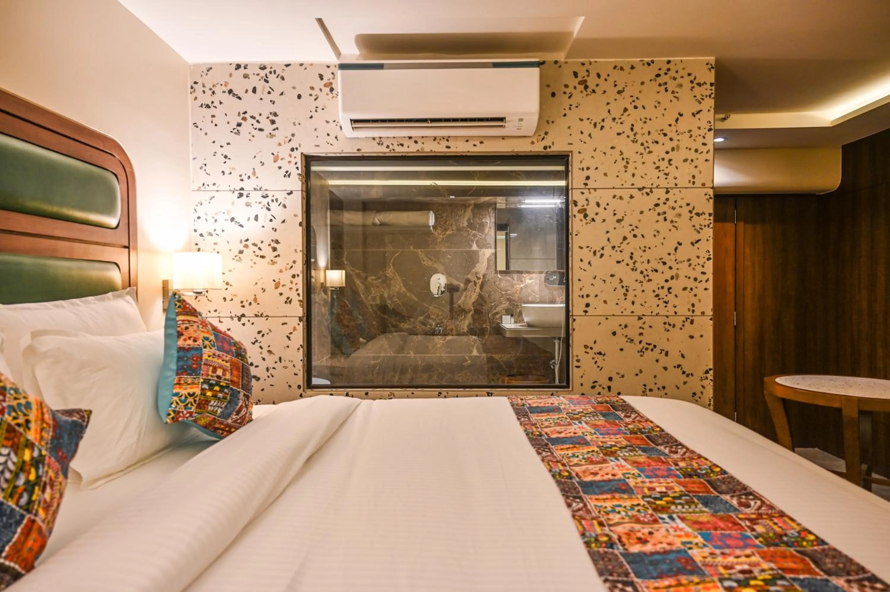 Bedroom, Bed in Suvidha Suites