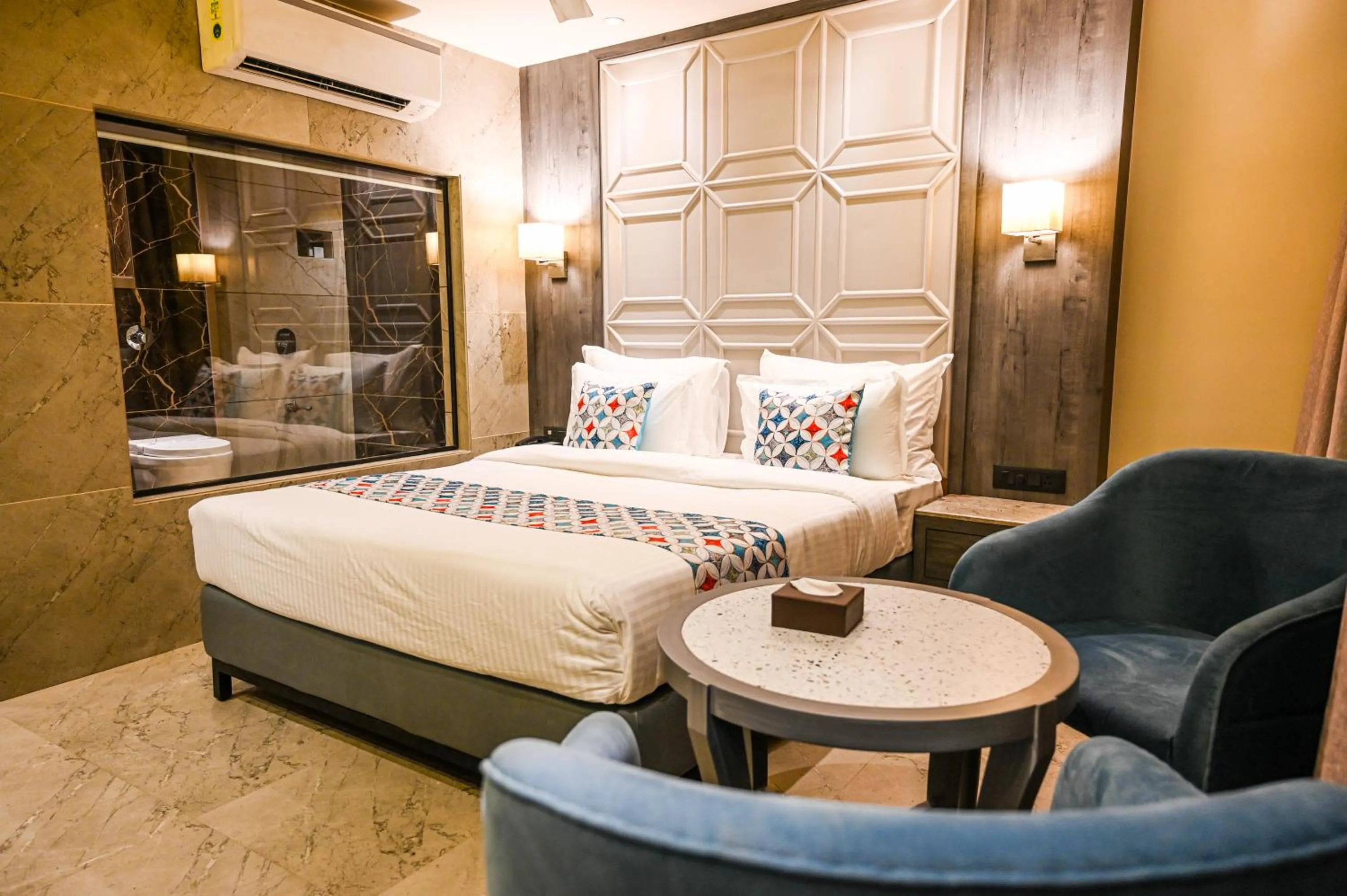 Bedroom, Bed in Suvidha Suites