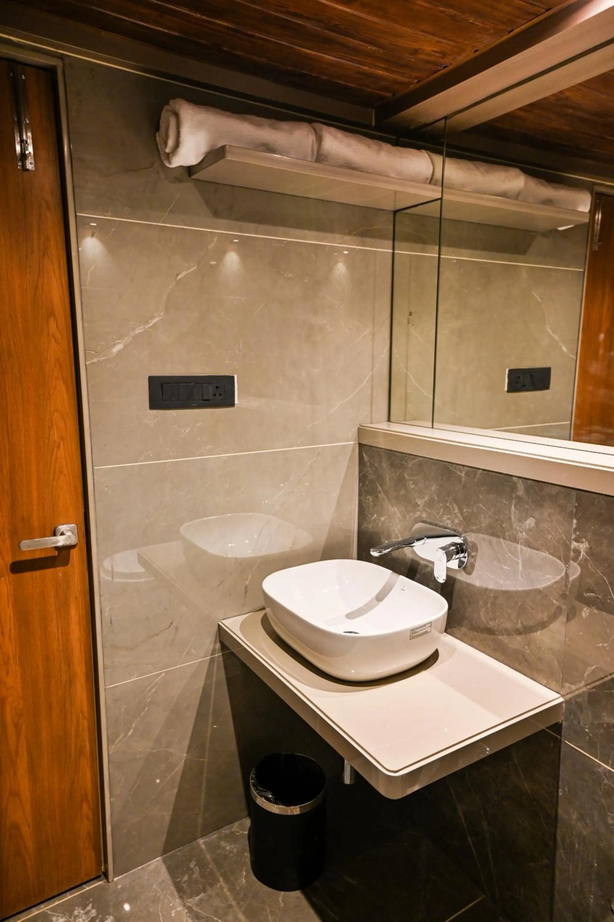 Bathroom in Suvidha Suites