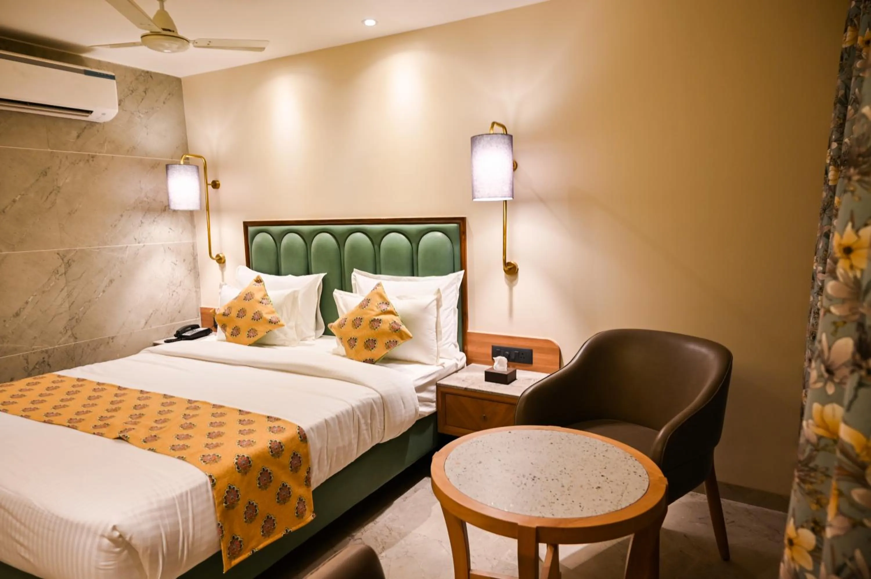 Bedroom, Bed in Suvidha Suites