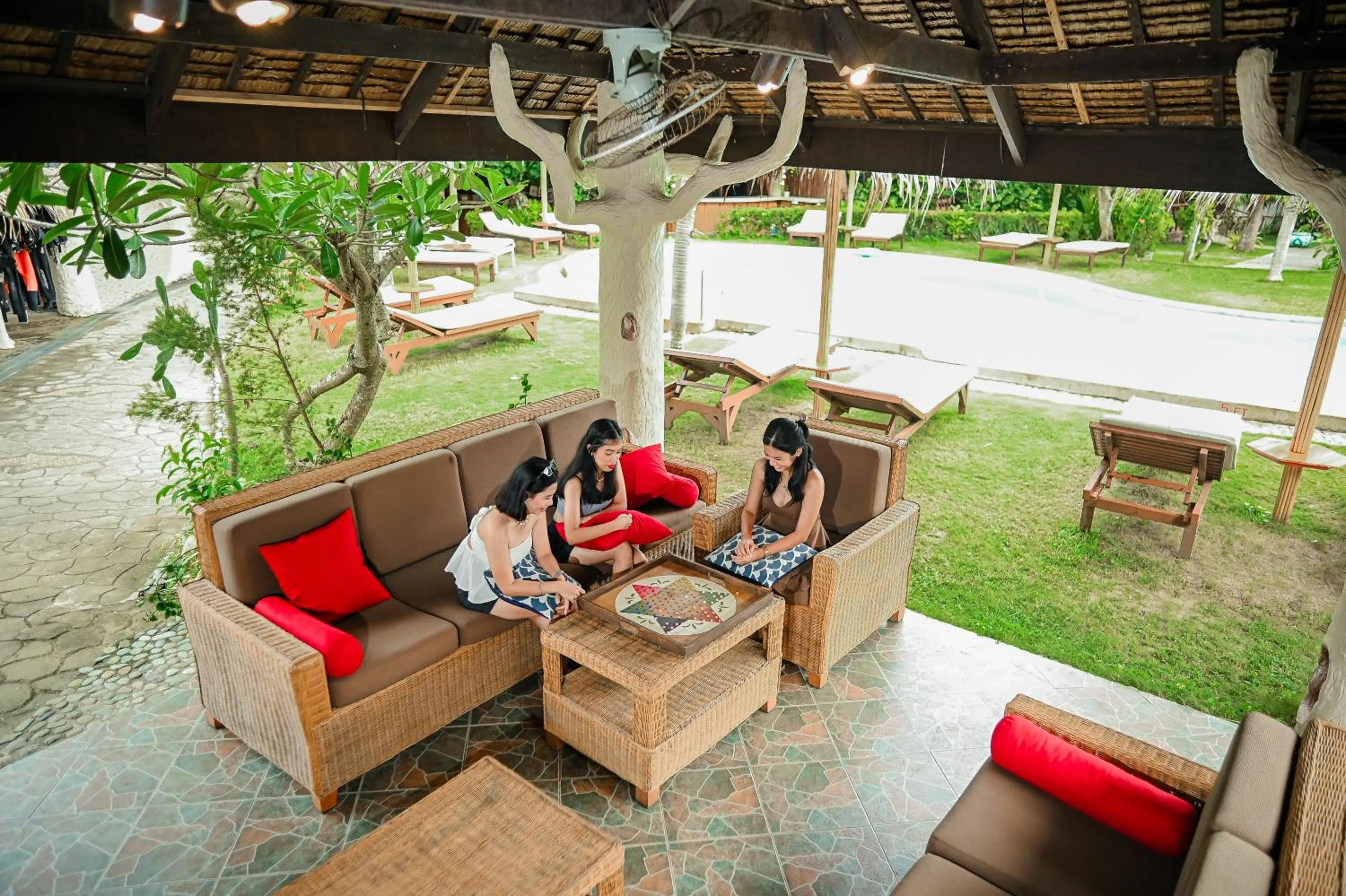 Garden in Garden of Eden Dive Resort