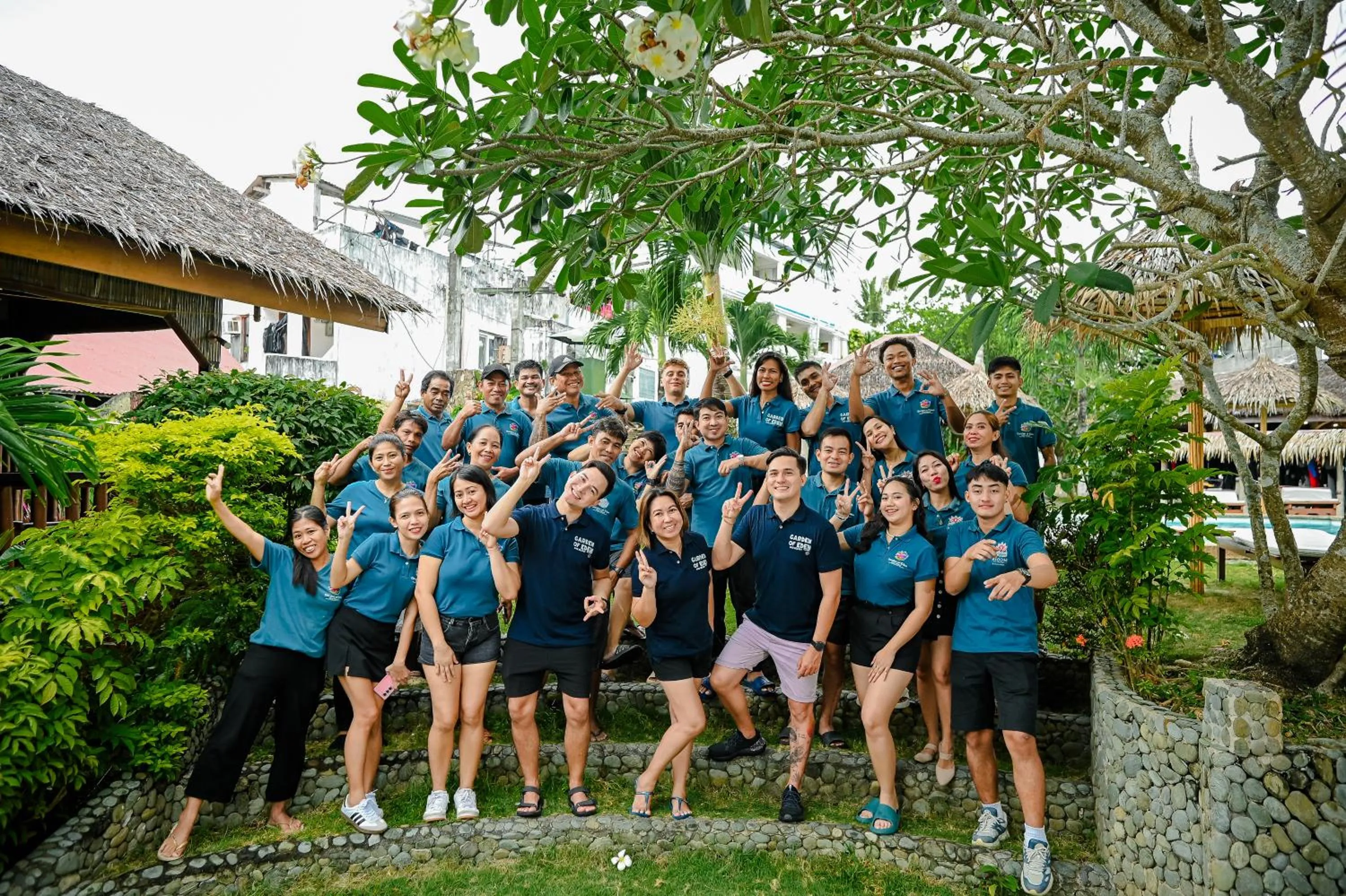 People in Garden of Eden Dive Resort