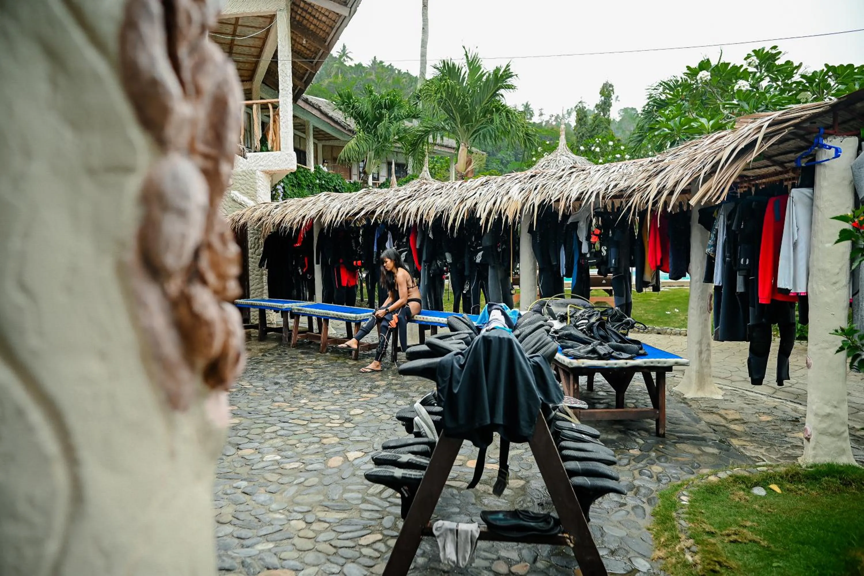 People in Garden of Eden Dive Resort