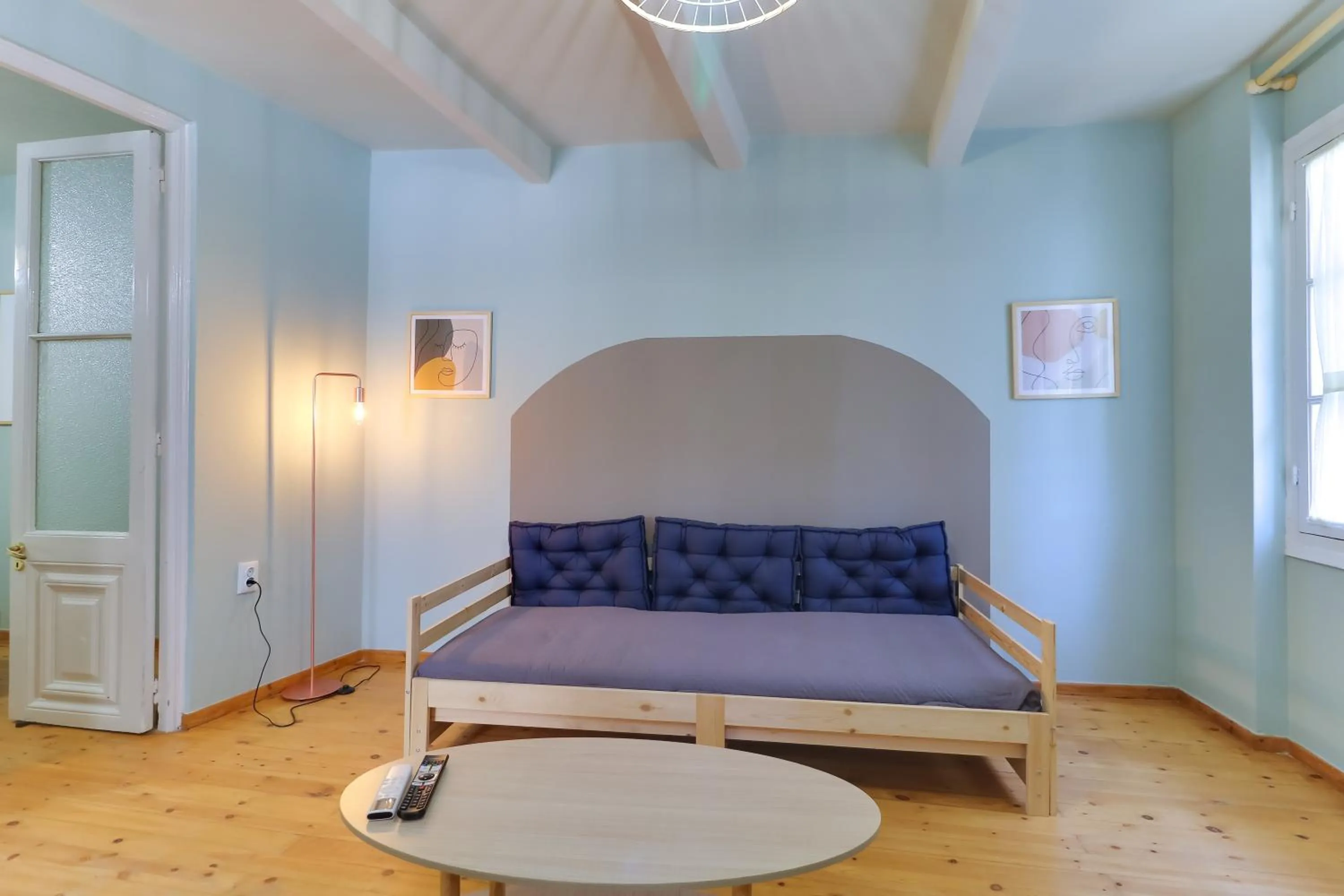 Seating area in athensvintage