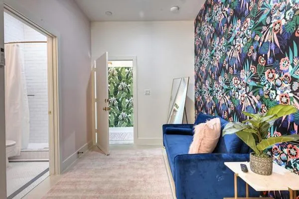 Seating area in The Oleander Hotel Room Number 2