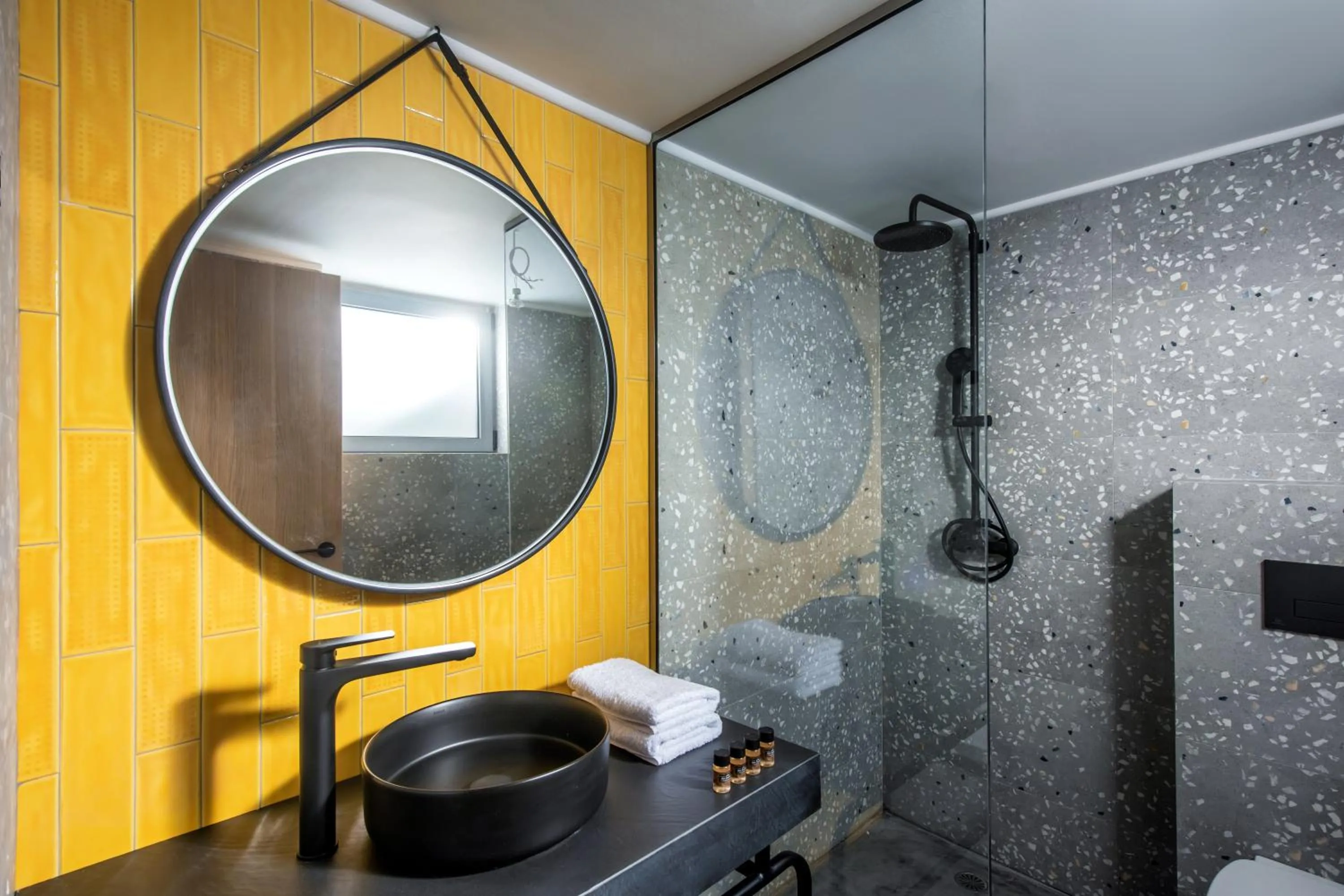 Shower in Kipos Boutique Suites