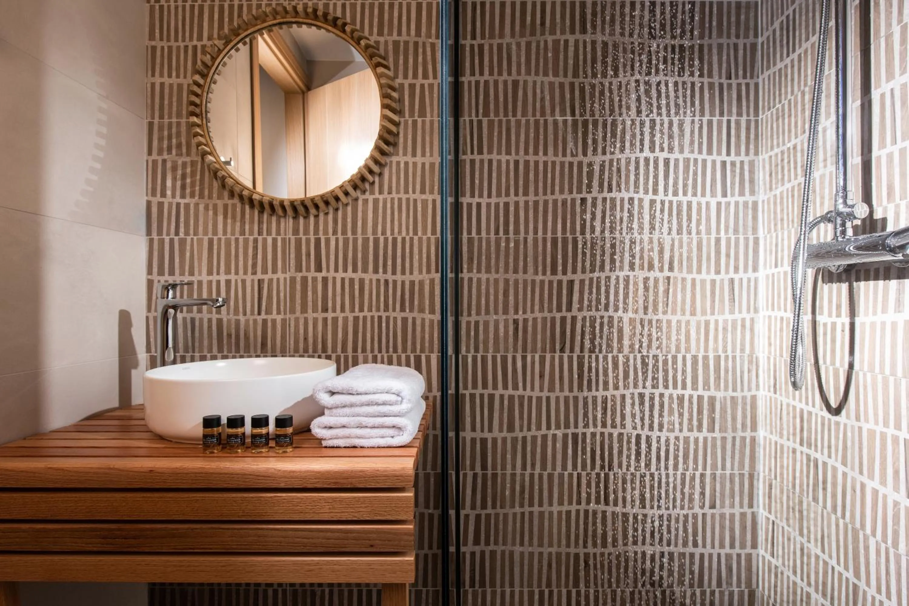 Shower in Kipos Boutique Suites