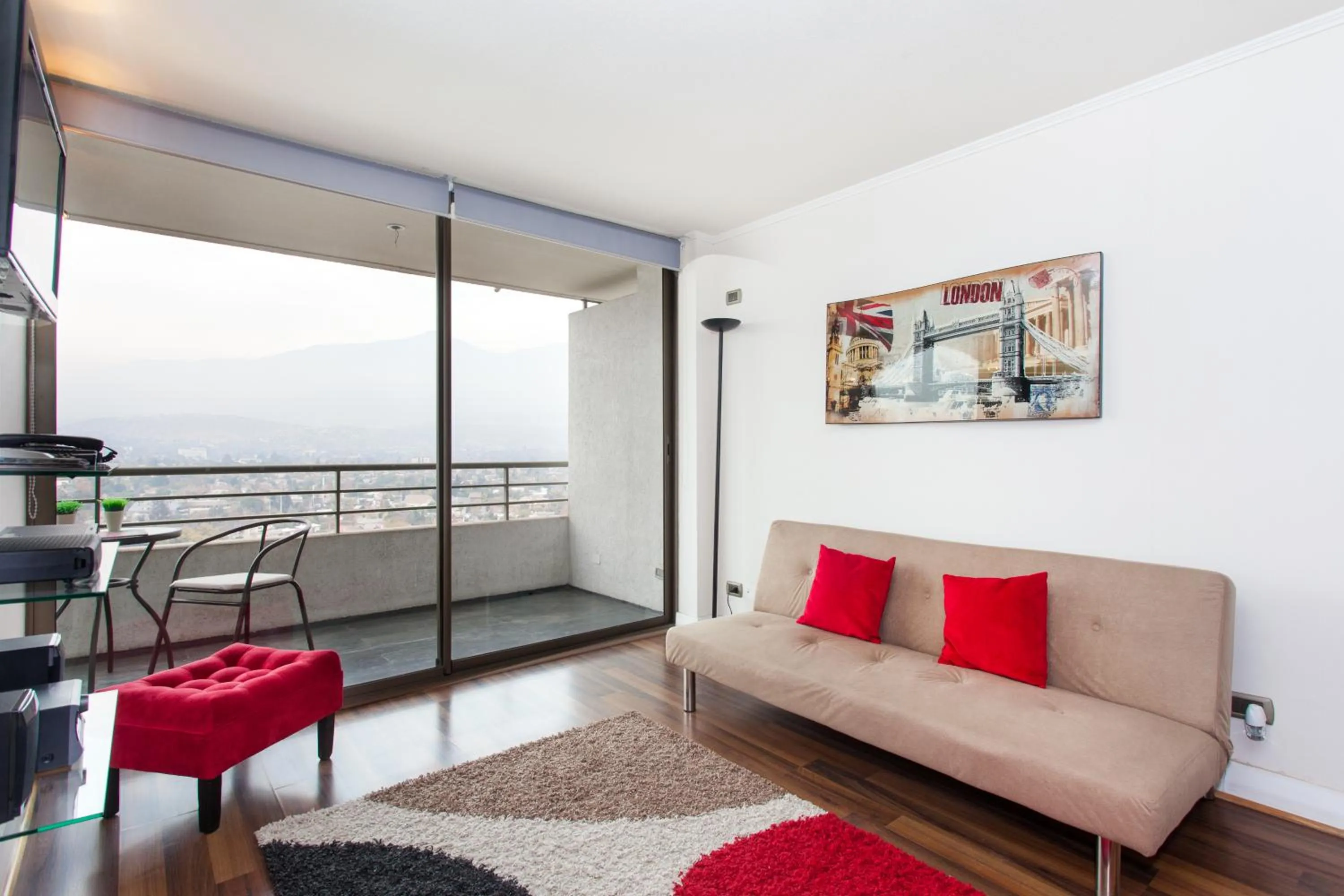 Living room in myLUXAPART Las Condes