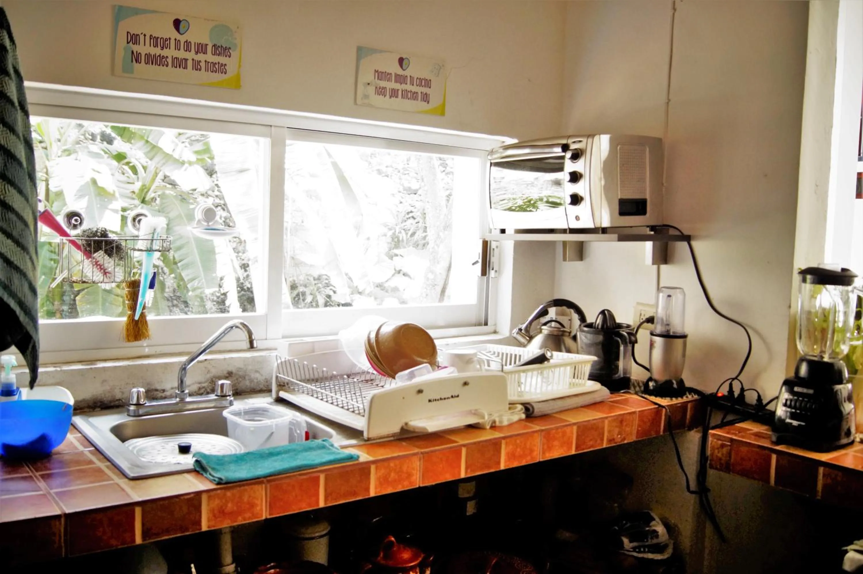 Communal kitchen in Catre de mi corazón