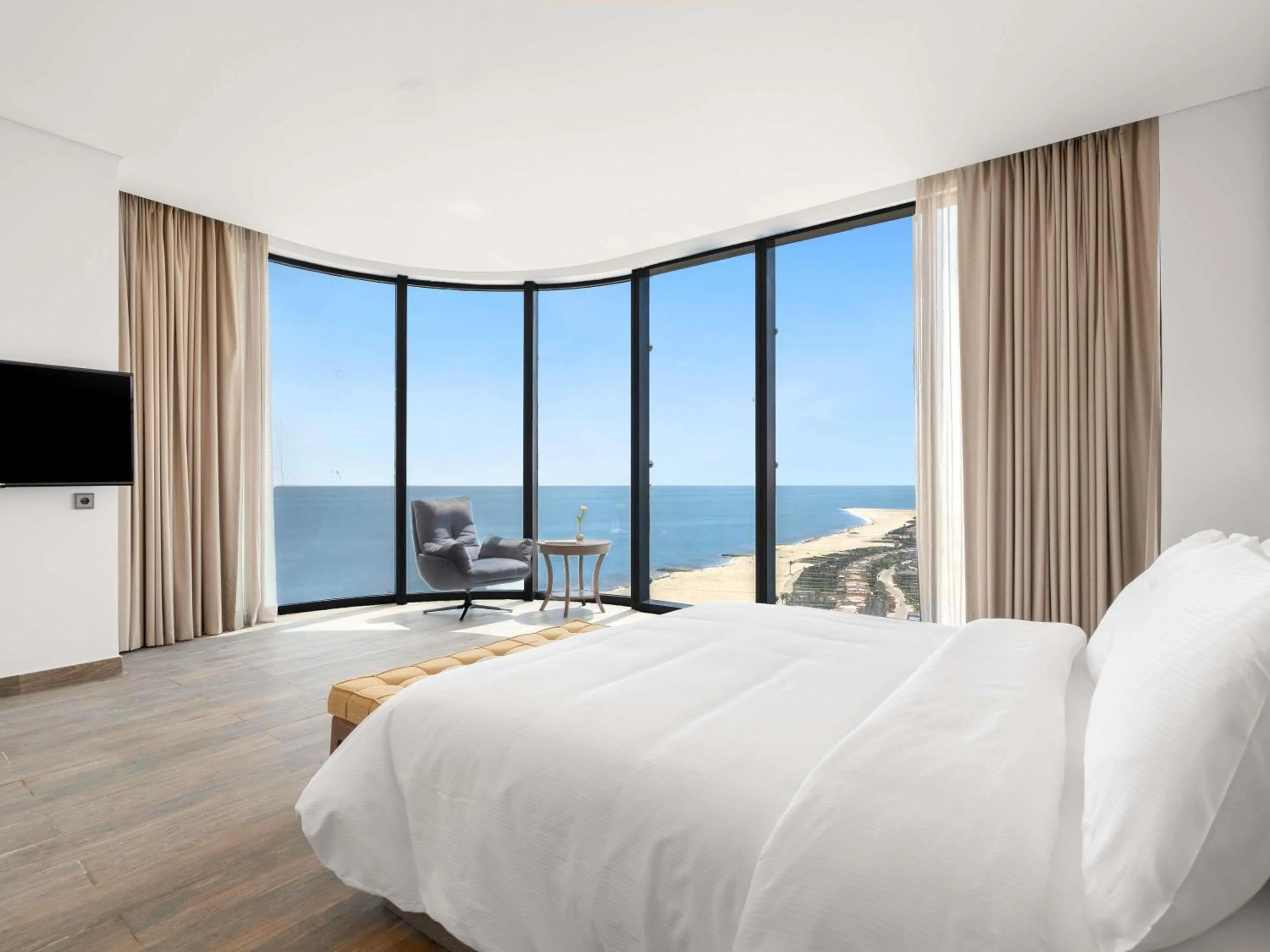 Bedroom, Bed in Rixos Premium Alamein