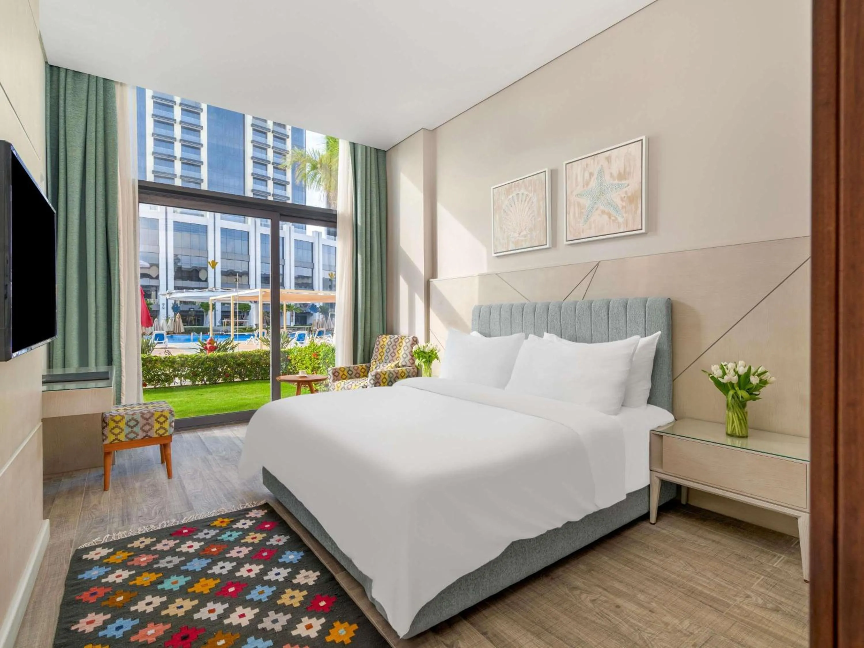 Bedroom, Bed in Rixos Premium Alamein