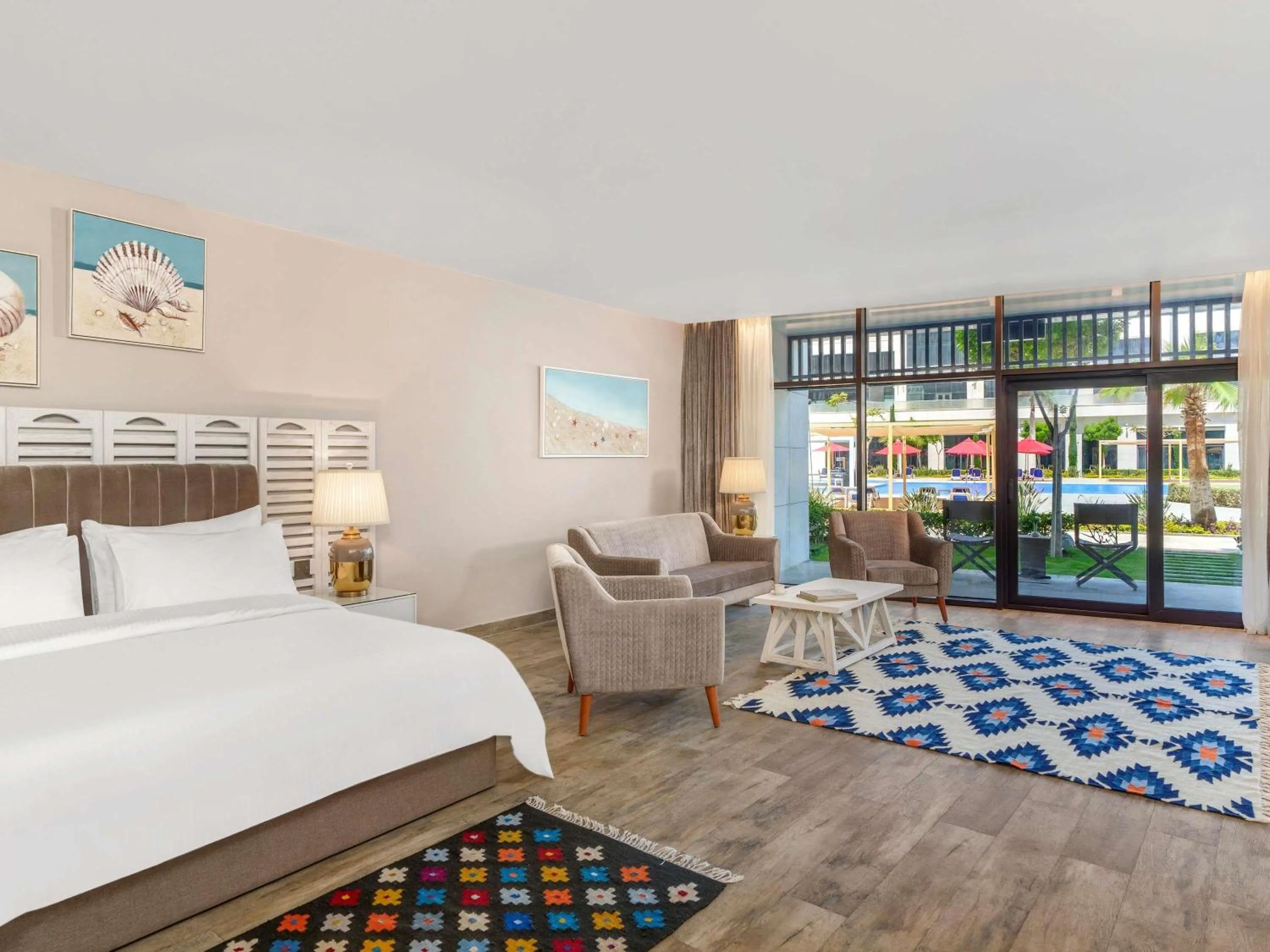 Bedroom, Bed in Rixos Premium Alamein