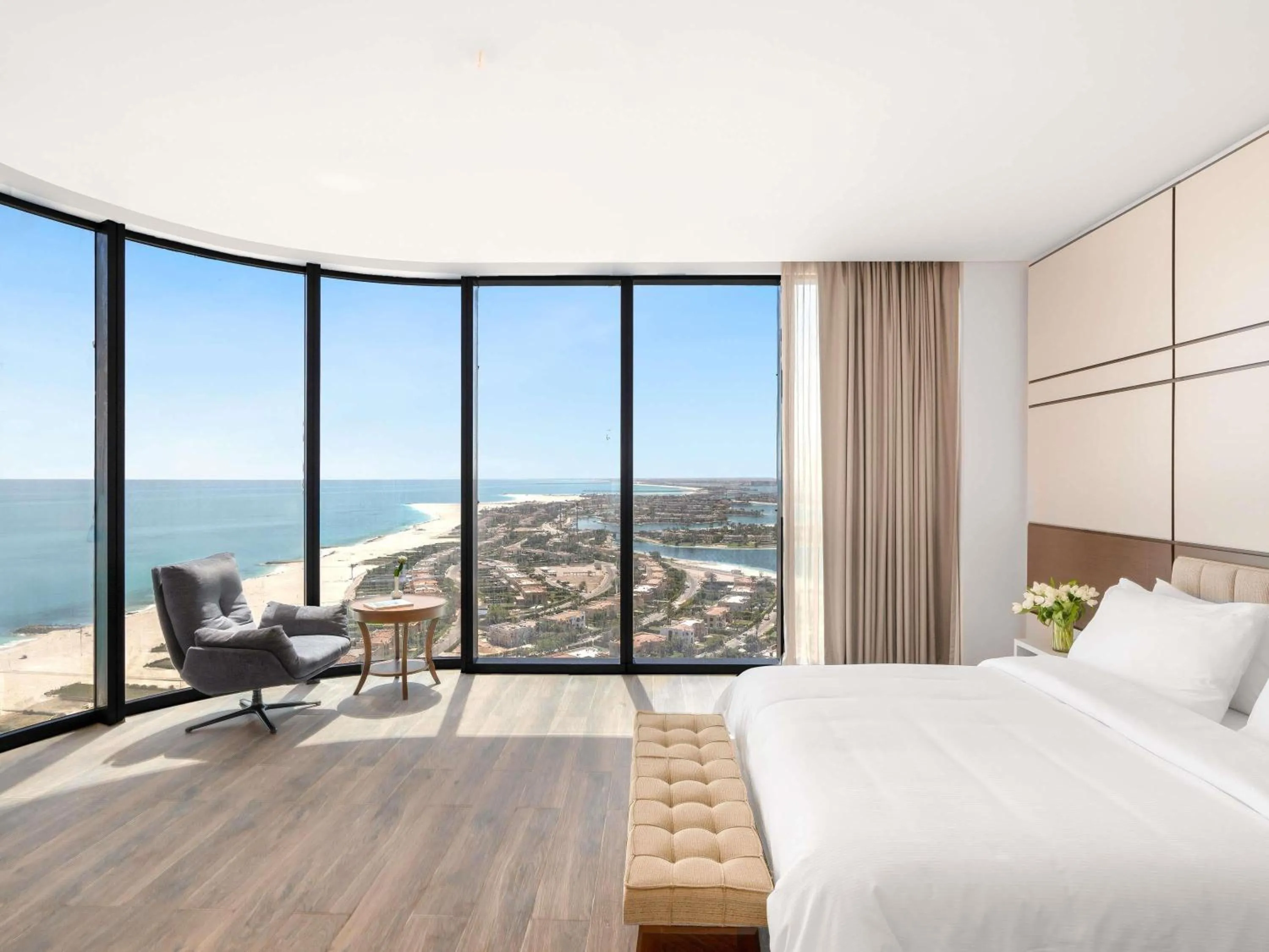 Bedroom, Bed in Rixos Premium Alamein