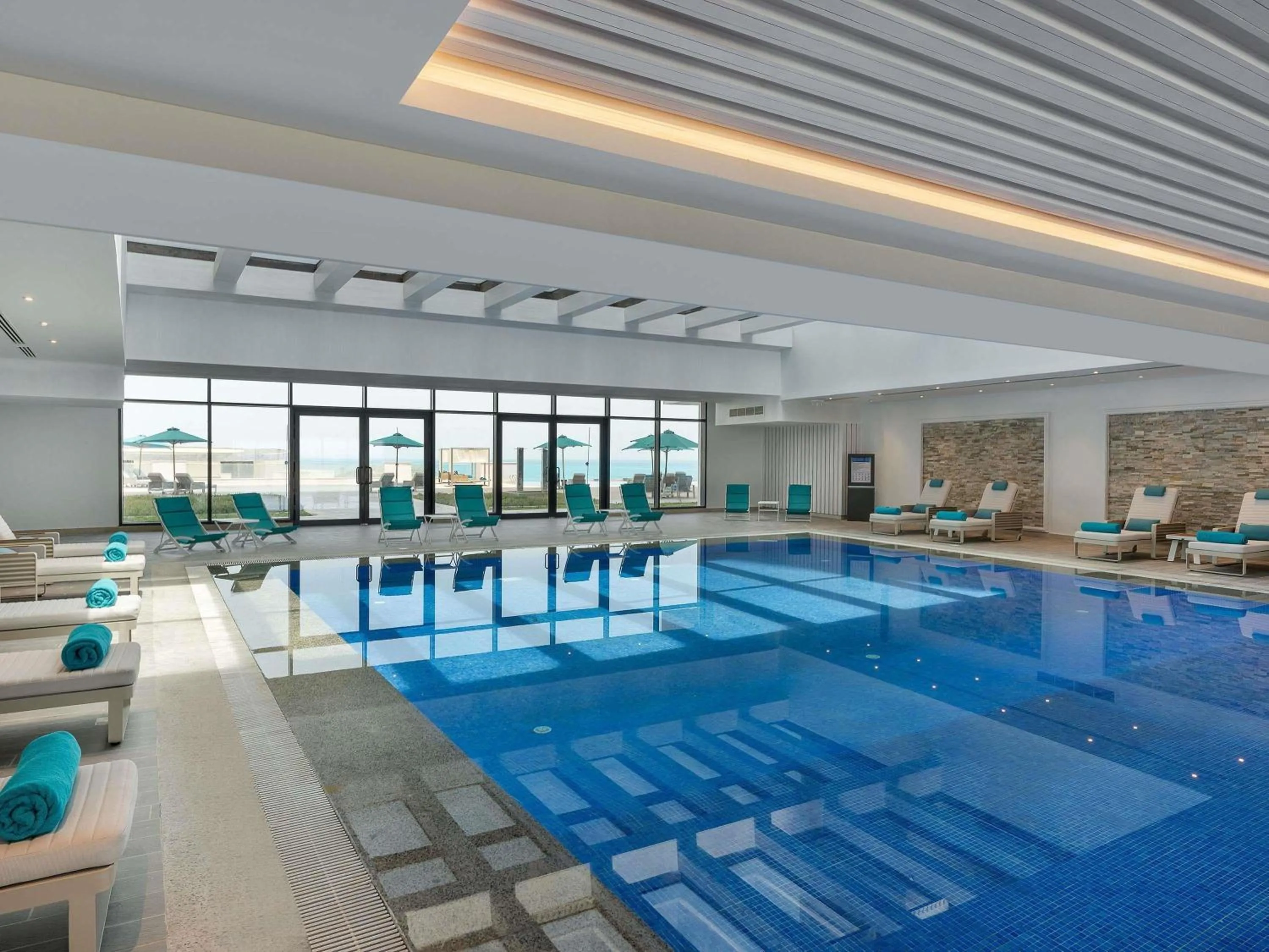 Pool view in Rixos Premium Alamein