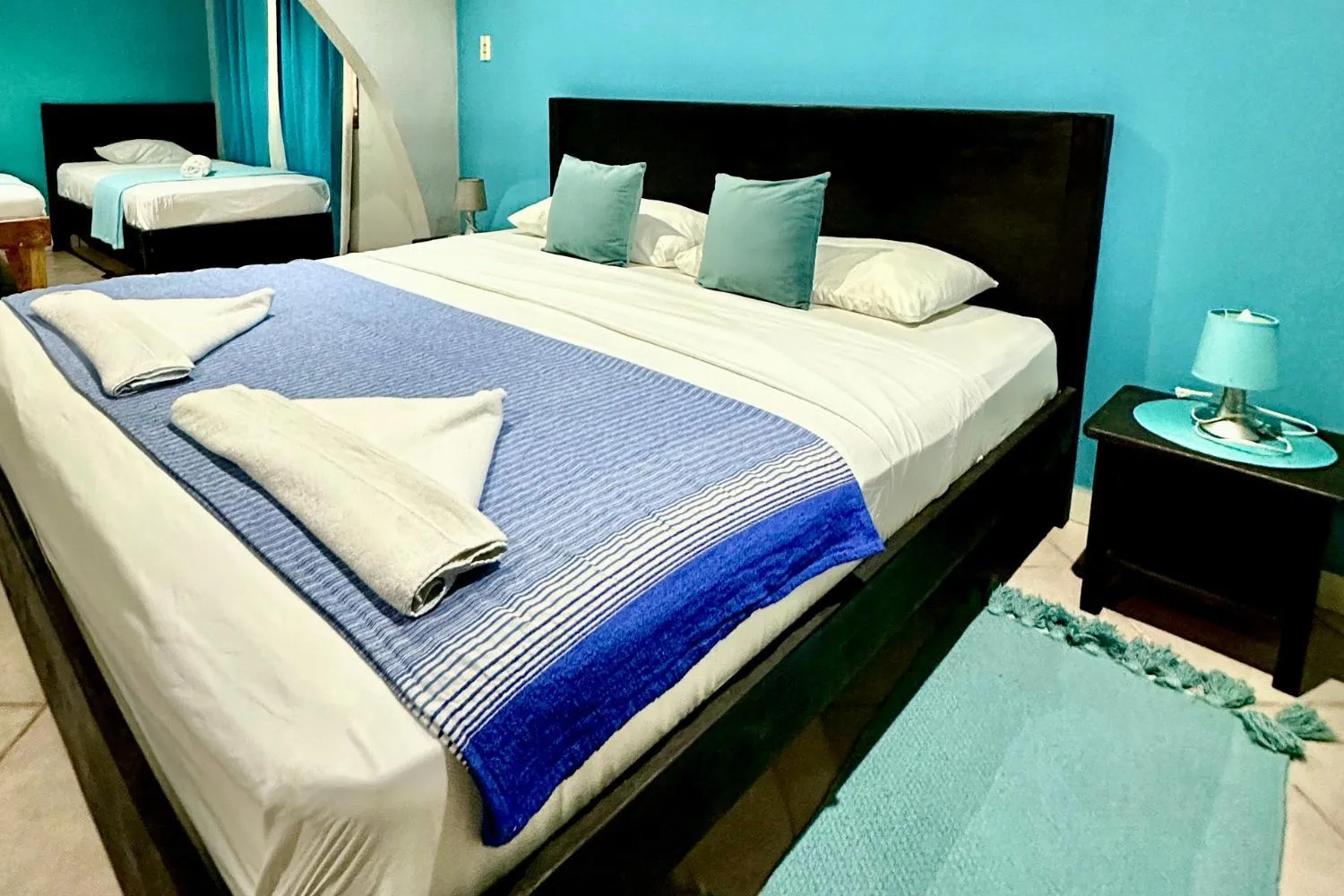 Bed in Hospedaje Colibri