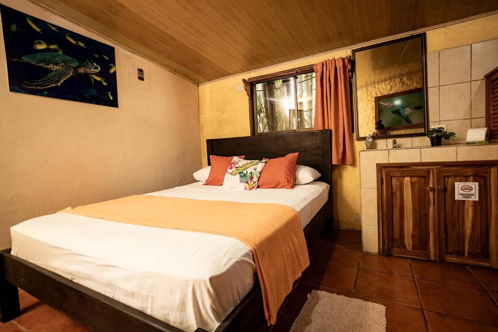 Bed in Hospedaje Colibri