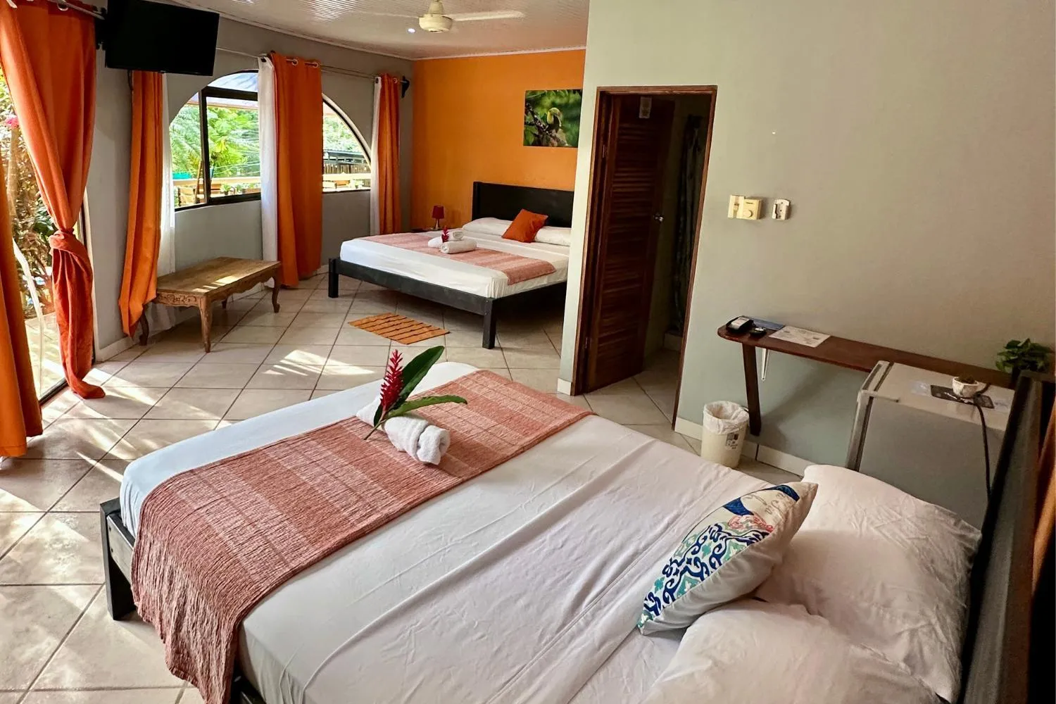 Bed in Hospedaje Colibri