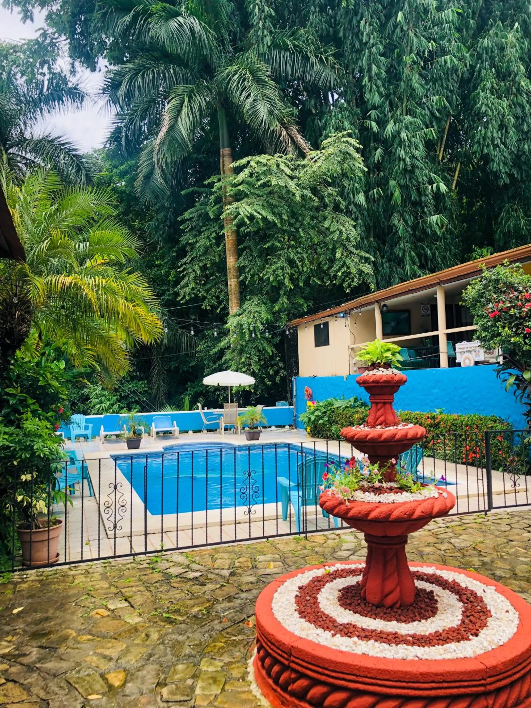 Swimming pool in Hospedaje Colibri