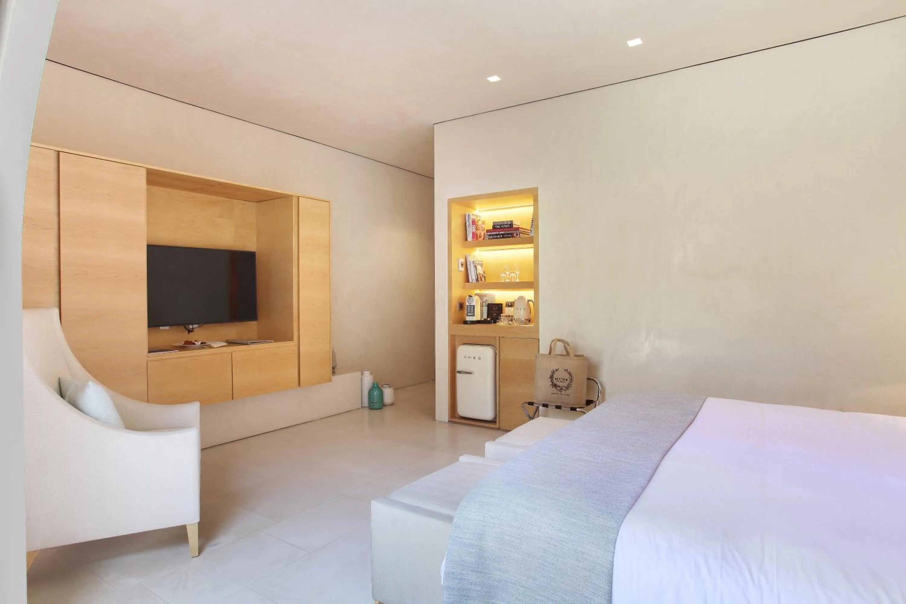 Bedroom, Bed in MUSE Saint Tropez - Small Luxury Hotels of the World