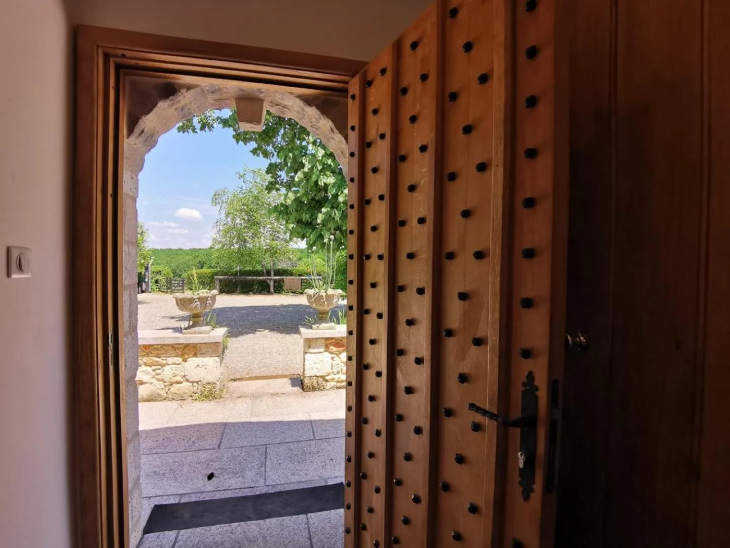 Patio in Les Grozilles