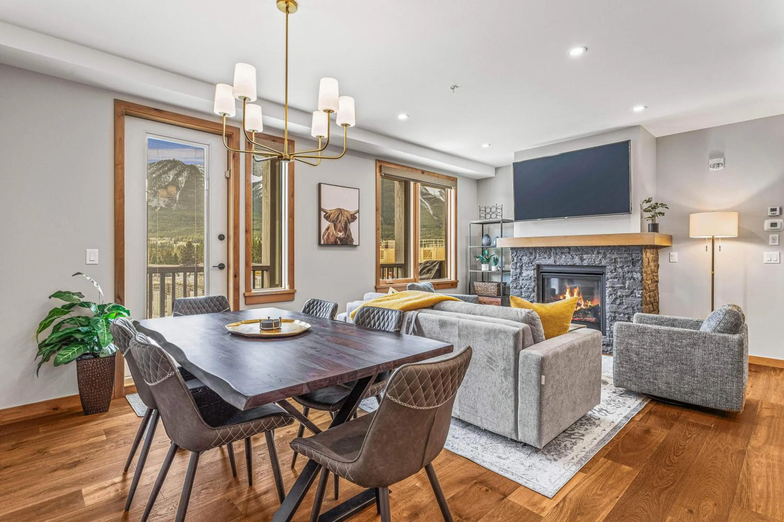 Living room in Spring Creek Vacations