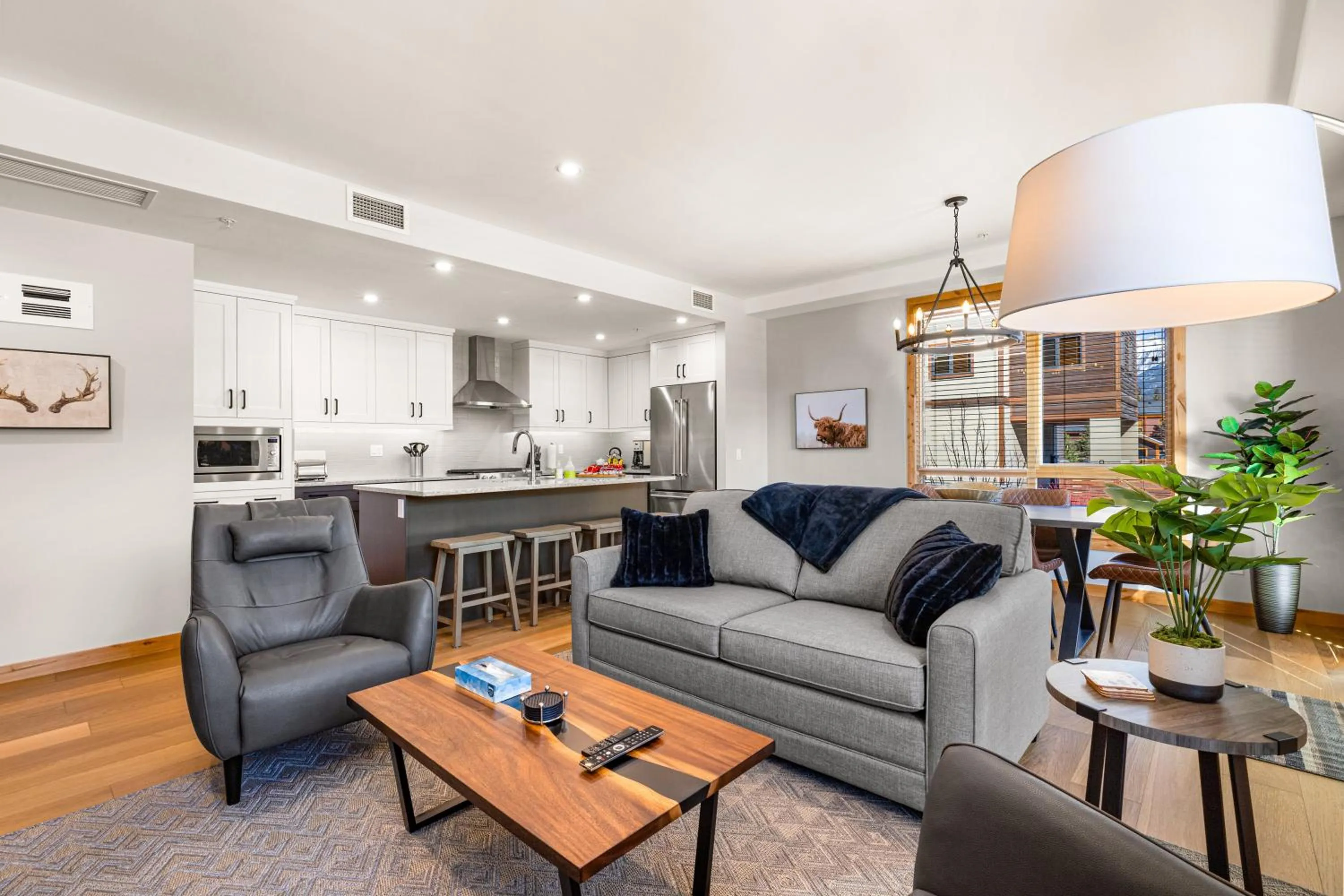 Living room in Spring Creek Vacations