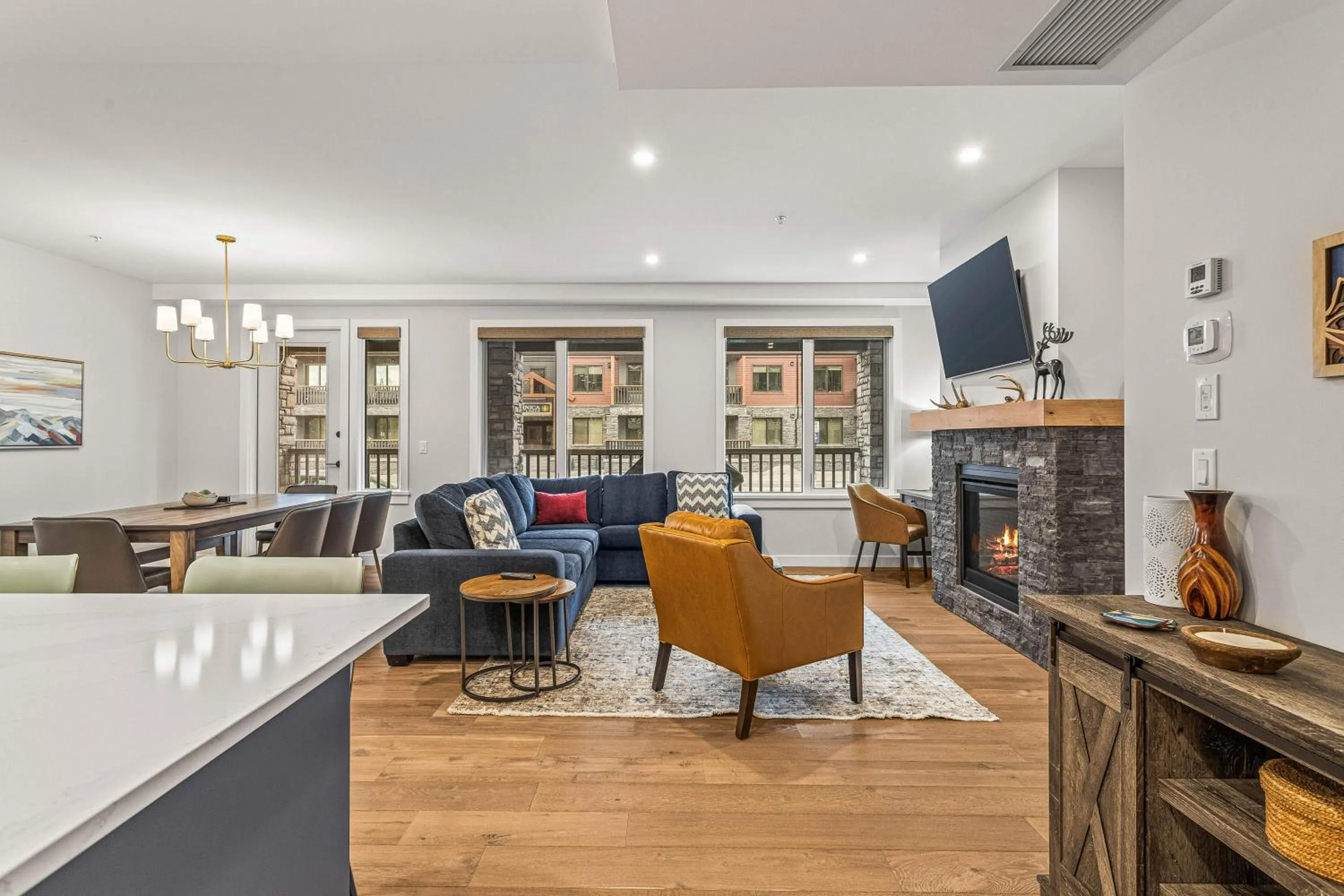 Living room in Spring Creek Vacations