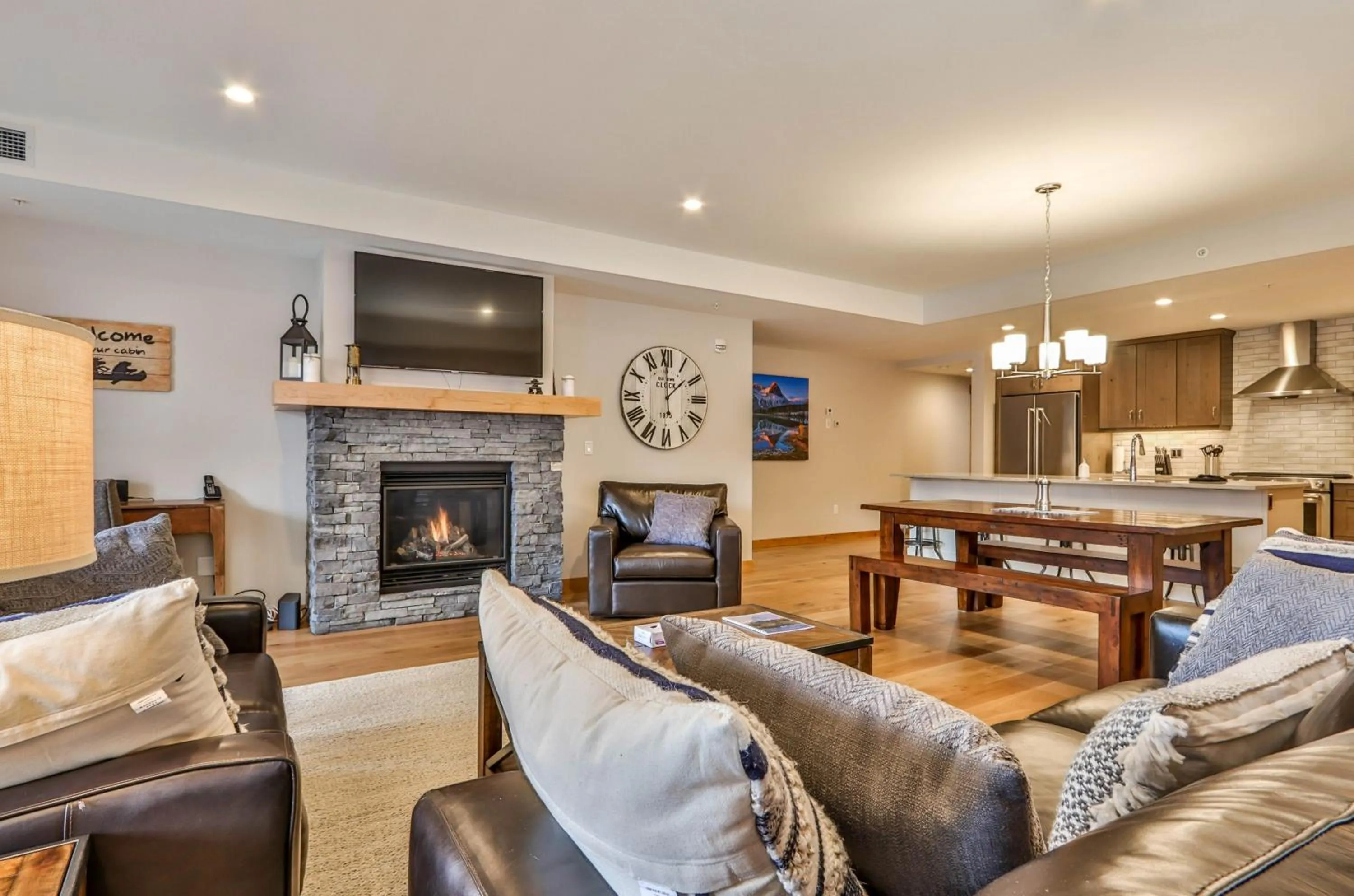 Living room in Spring Creek Vacations