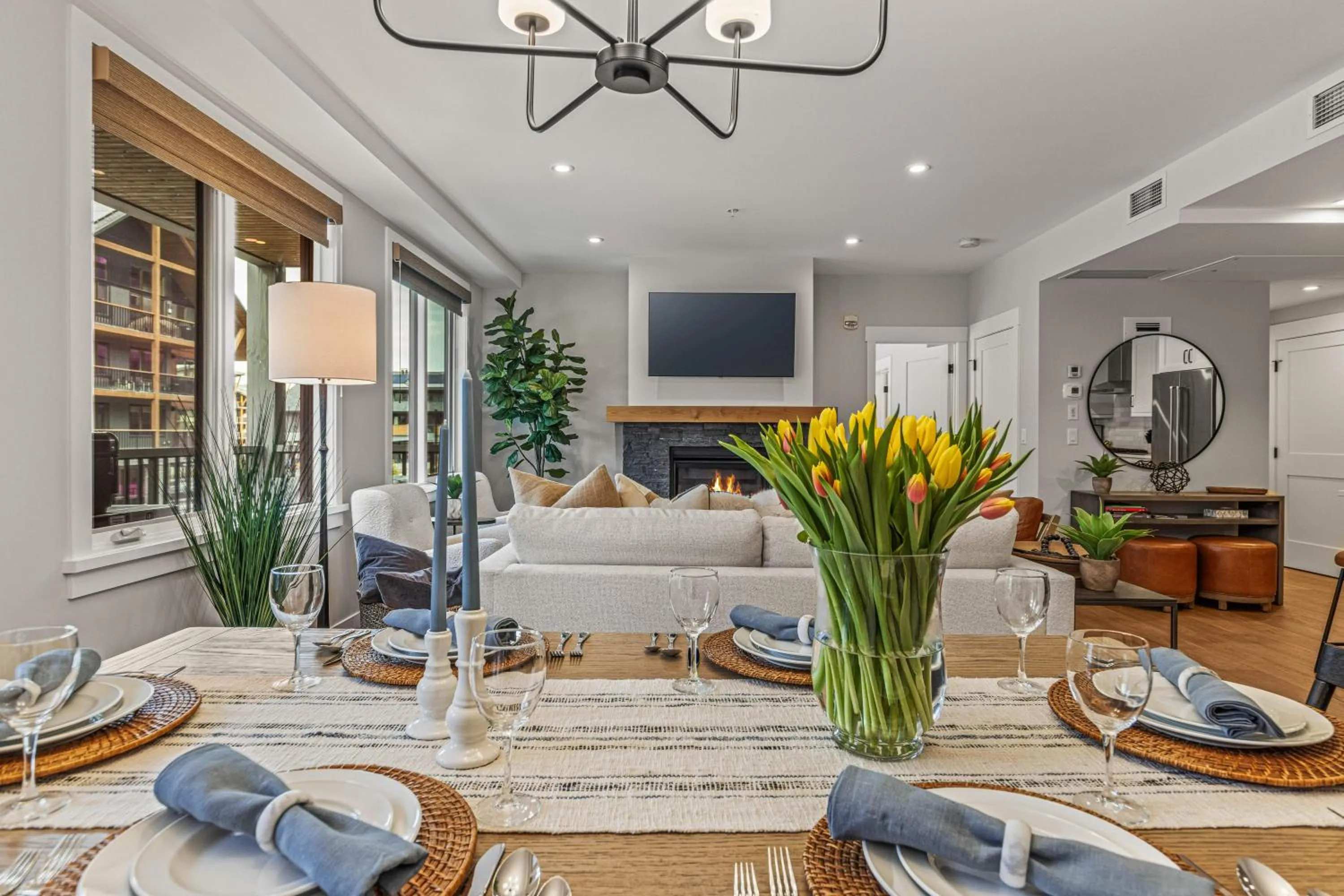 Living room in Spring Creek Vacations