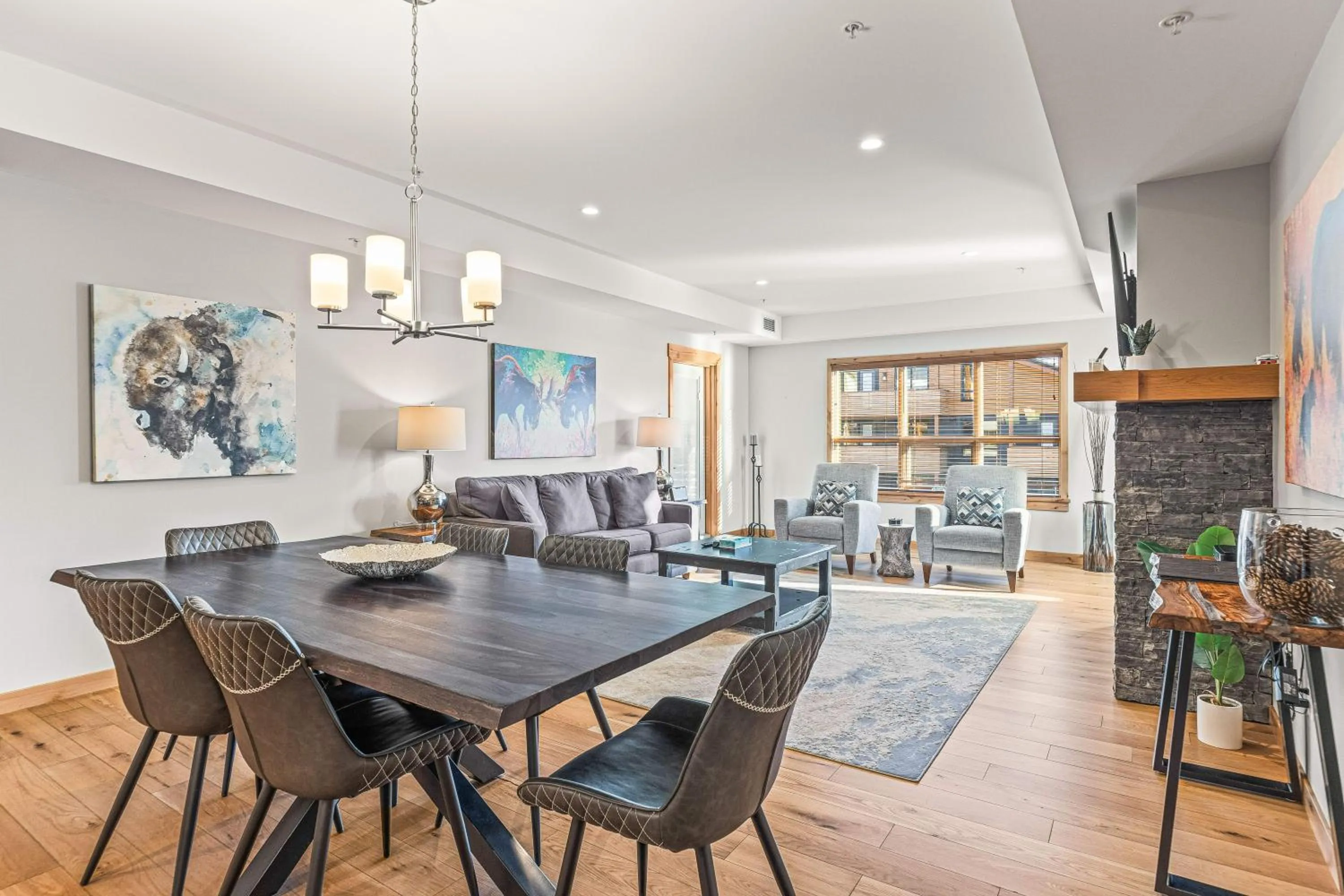 Living room in Spring Creek Vacations