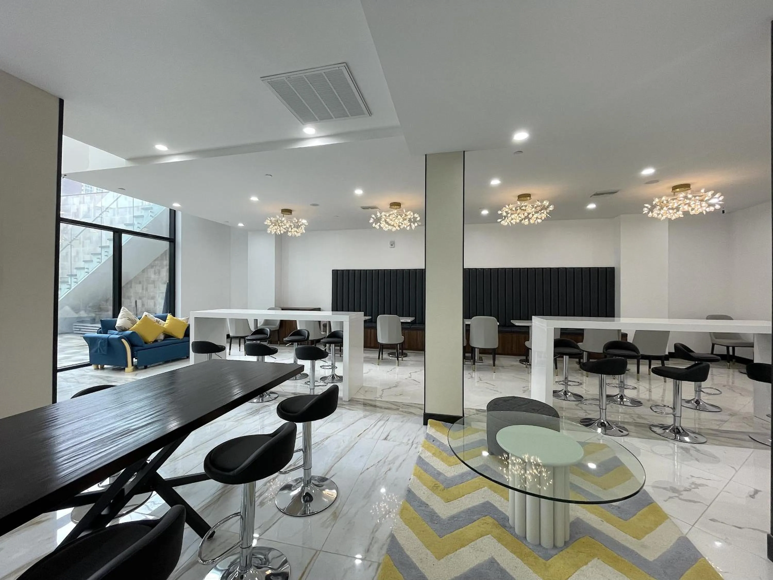 Seating area in Liberty View Brooklyn Hotel