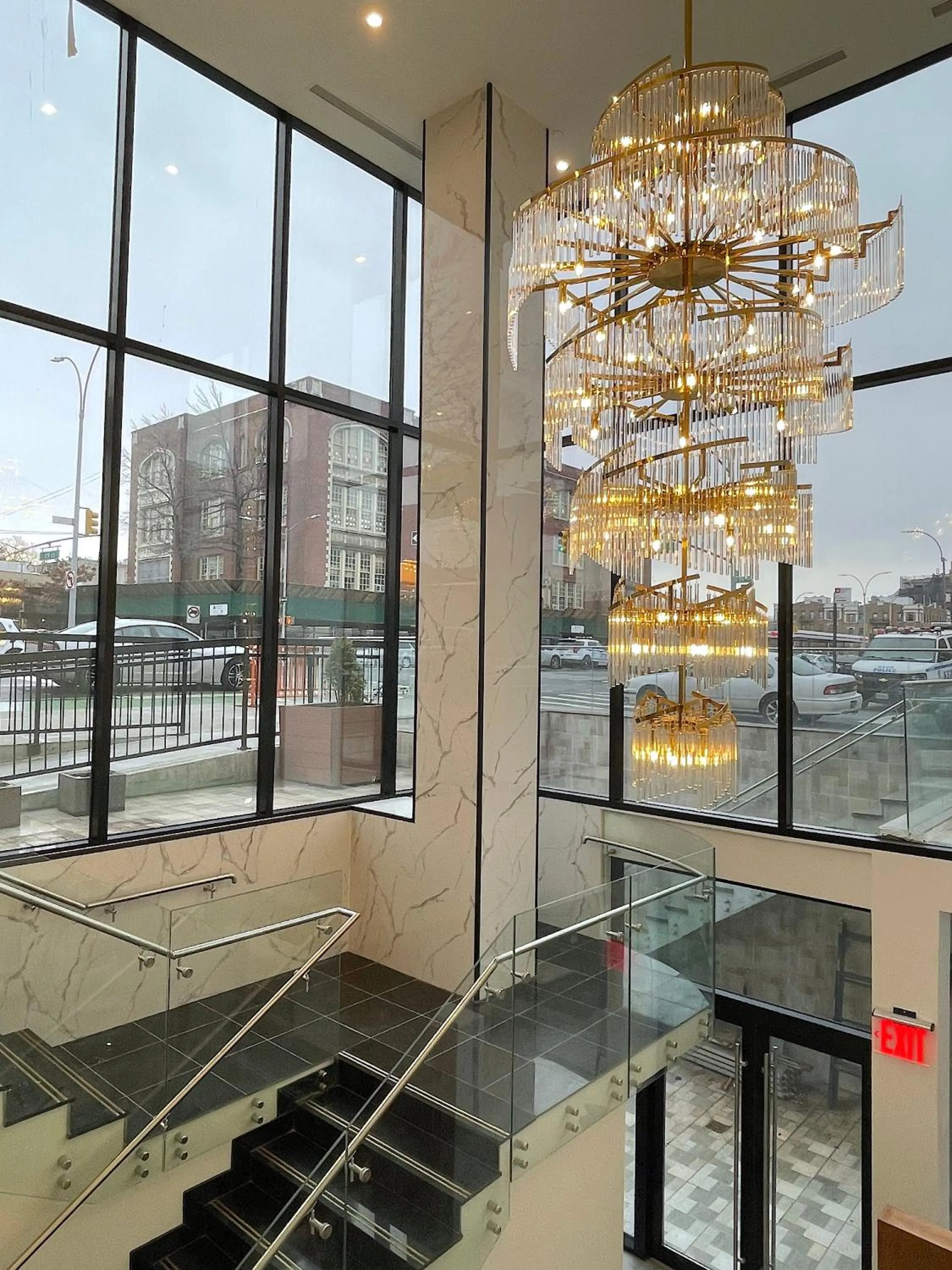 Seating area in Liberty View Brooklyn Hotel