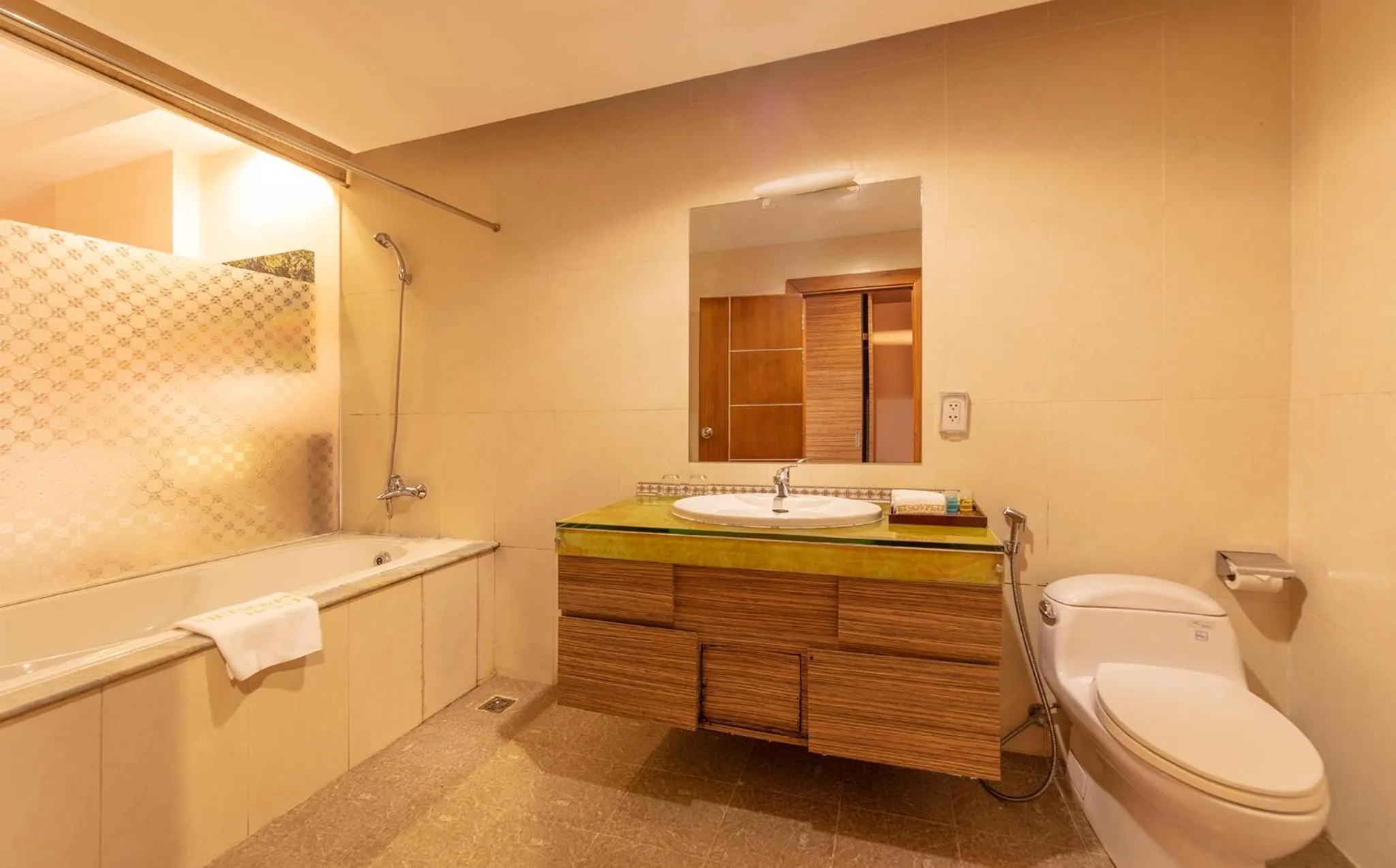 Bathroom in Vietsovpetro Hotel Dalat