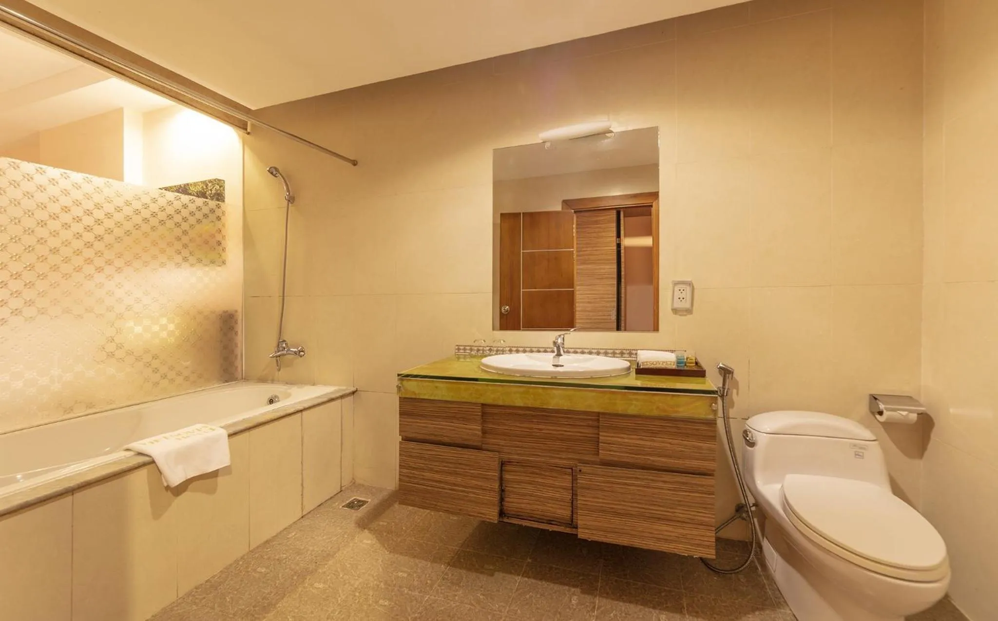 Bathroom in Vietsovpetro Hotel Dalat