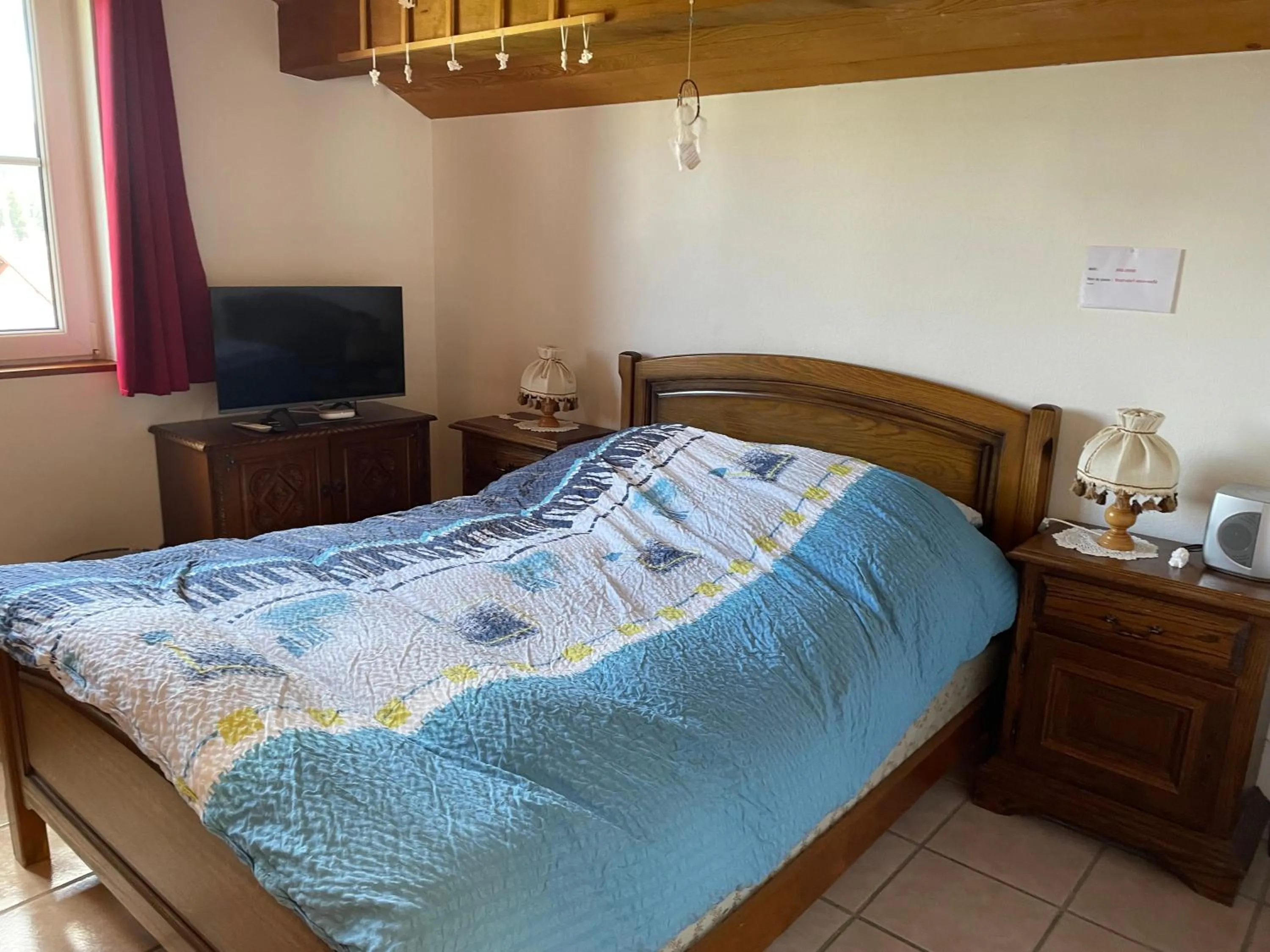 Bed in Chambres d'hôtes