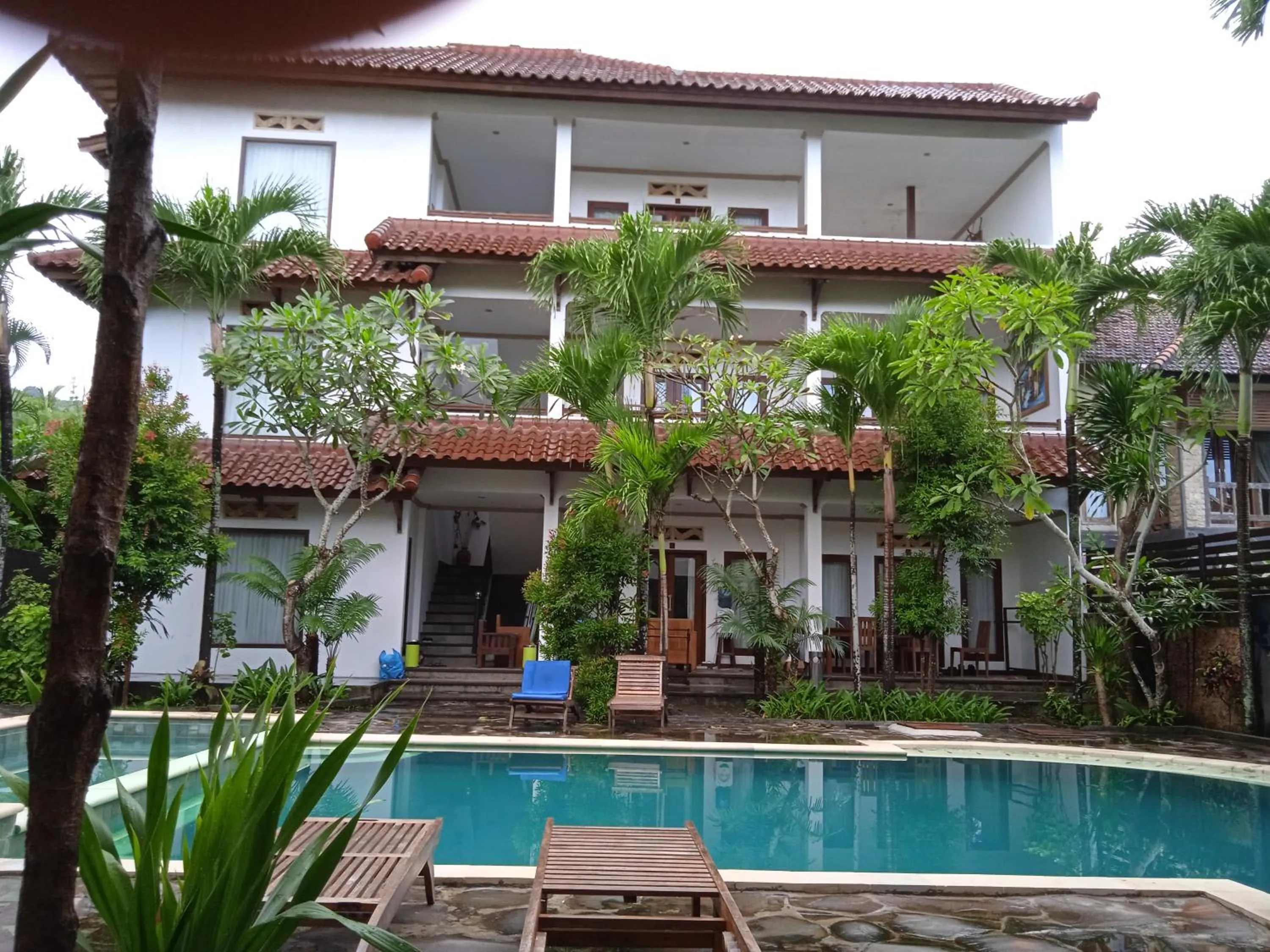 Property building in family house hotel kuta