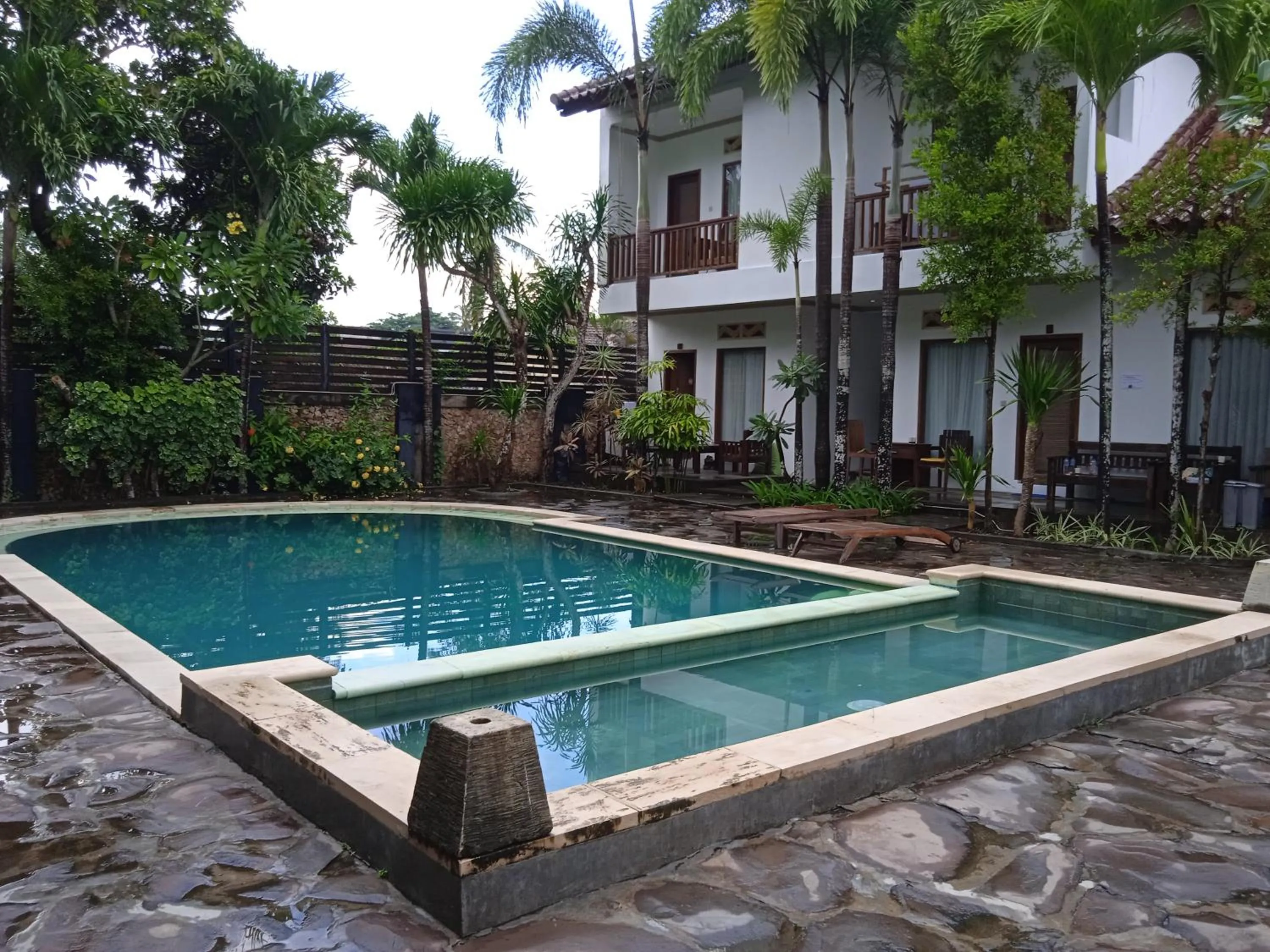 Property building in family house hotel kuta