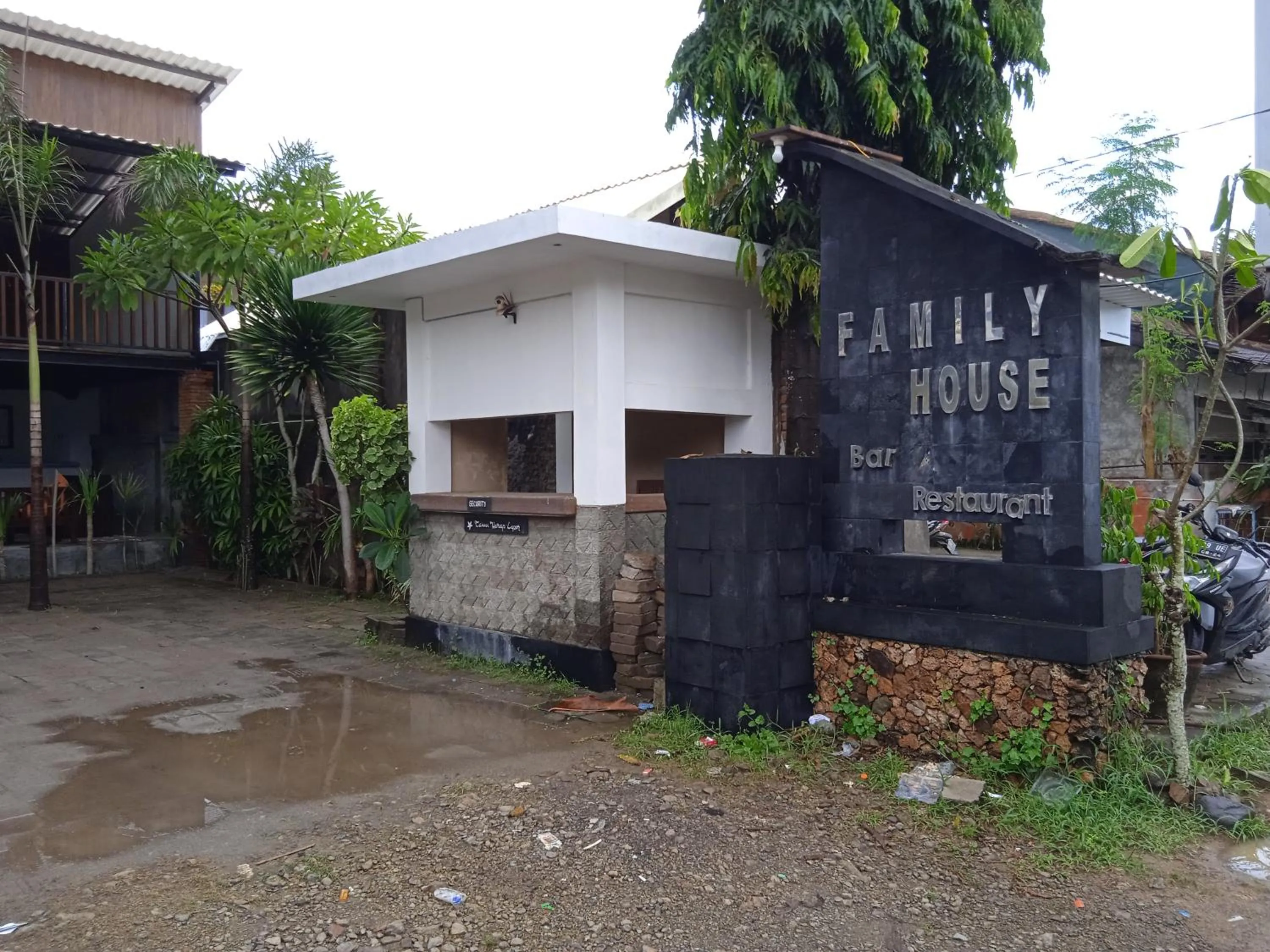 Property building in family house hotel kuta