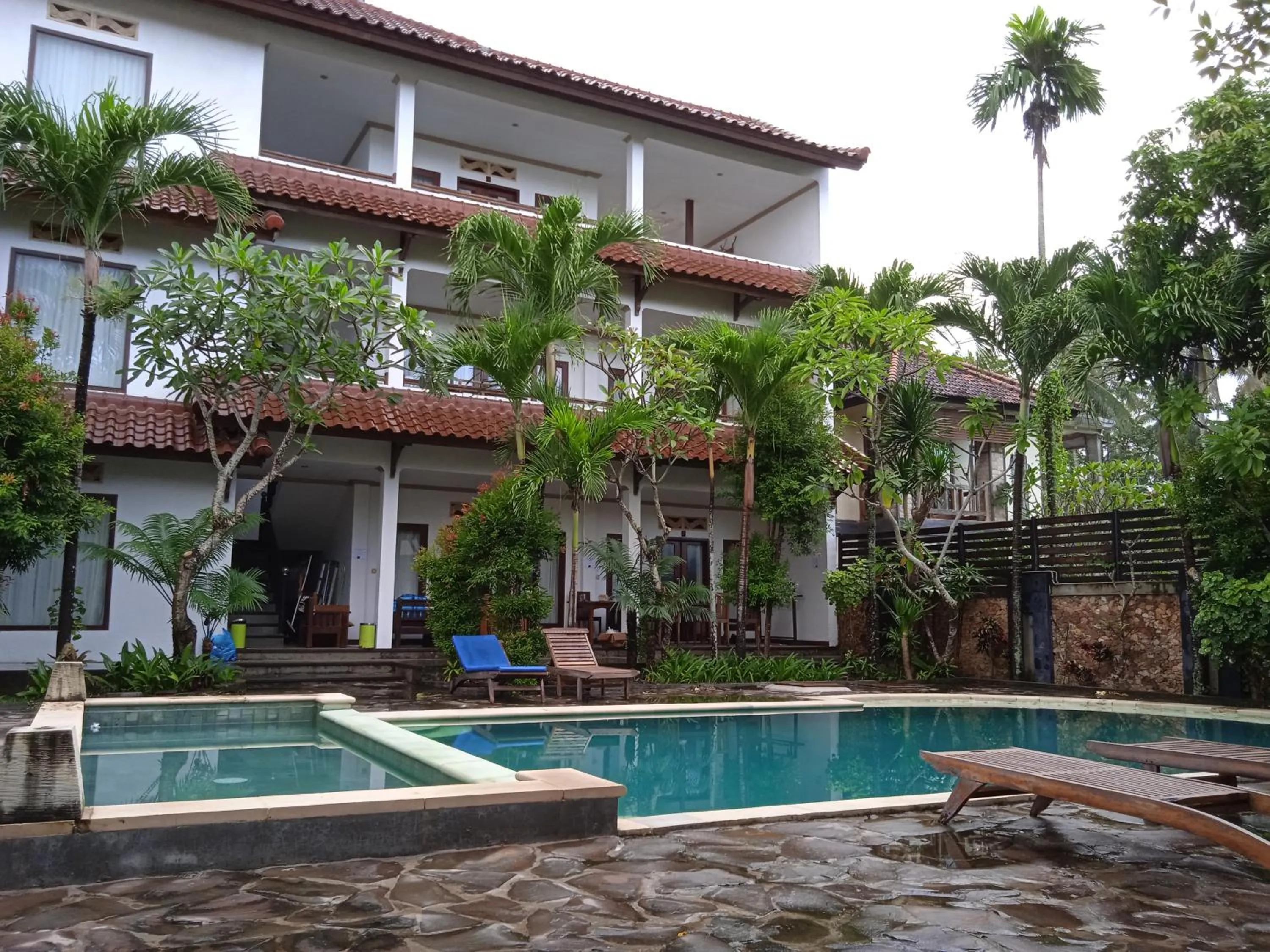 Property building in family house hotel kuta
