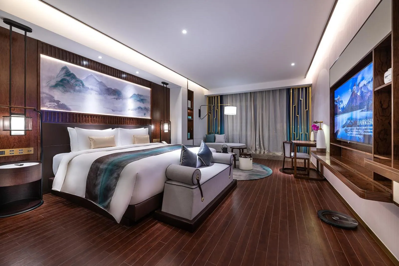Photo of the whole room, Bed in New Century Hotel Qianchao Hangzhou