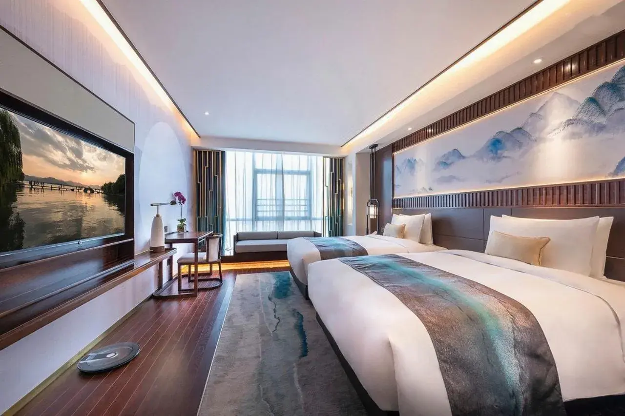 Premium Twin Room - single occupancy in New Century Hotel Qianchao Hangzhou Premium Twin Room - single occupancy in New Century Hotel Qianchao Hangzhou