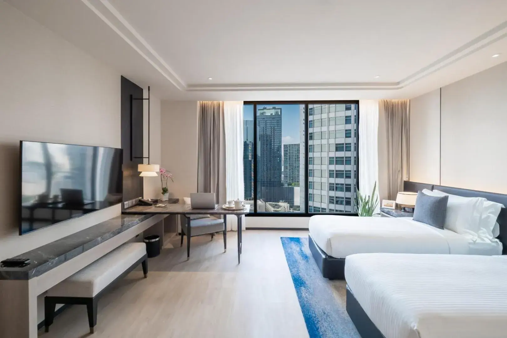 Deluxe Twin Room in Ascott Thonglor Bangkok - SHA Plus Certified Deluxe Twin Room in Ascott Thonglor Bangkok - SHA Plus Certified