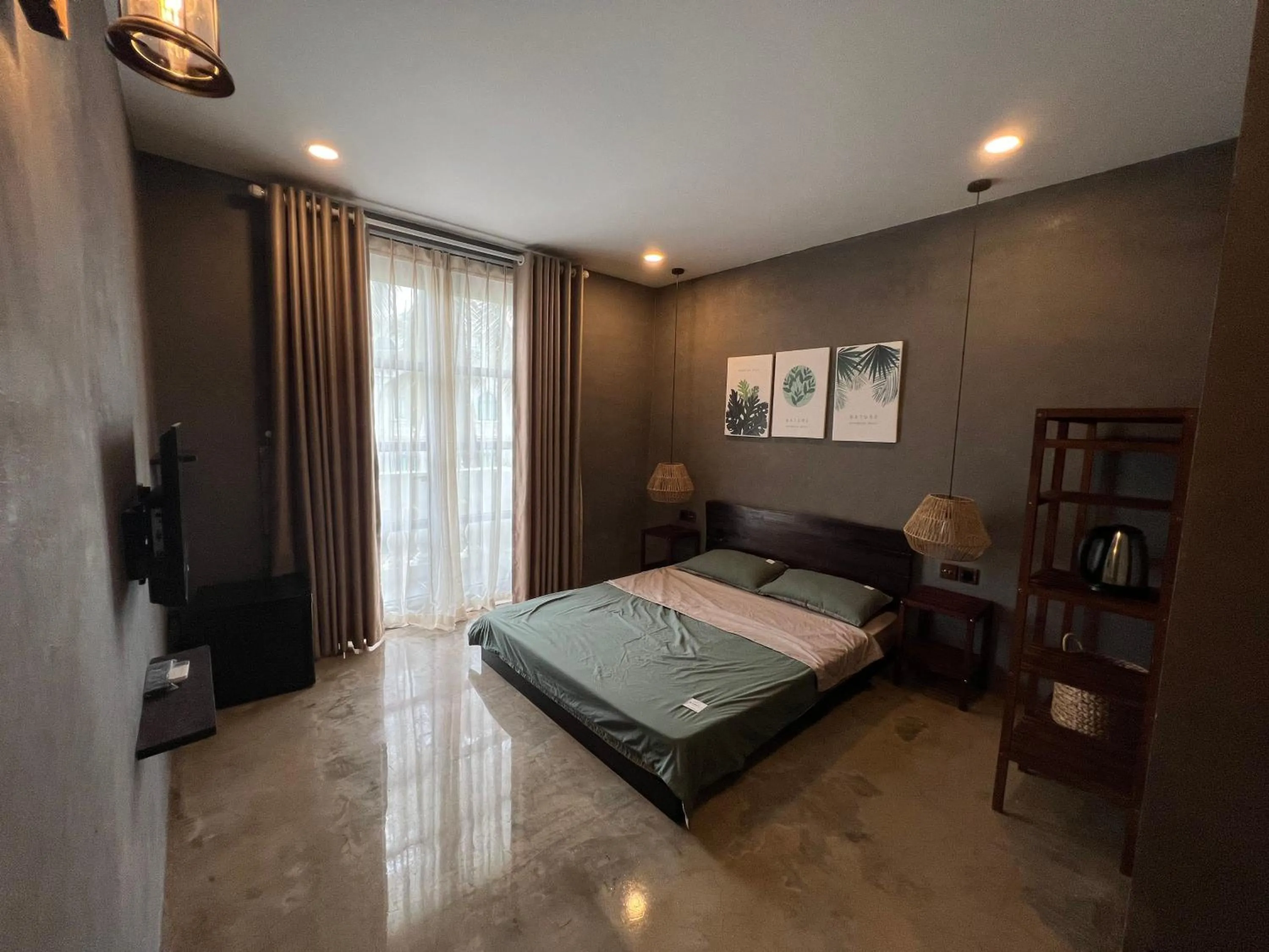 Bed in Amara PhuQuoc Hotel