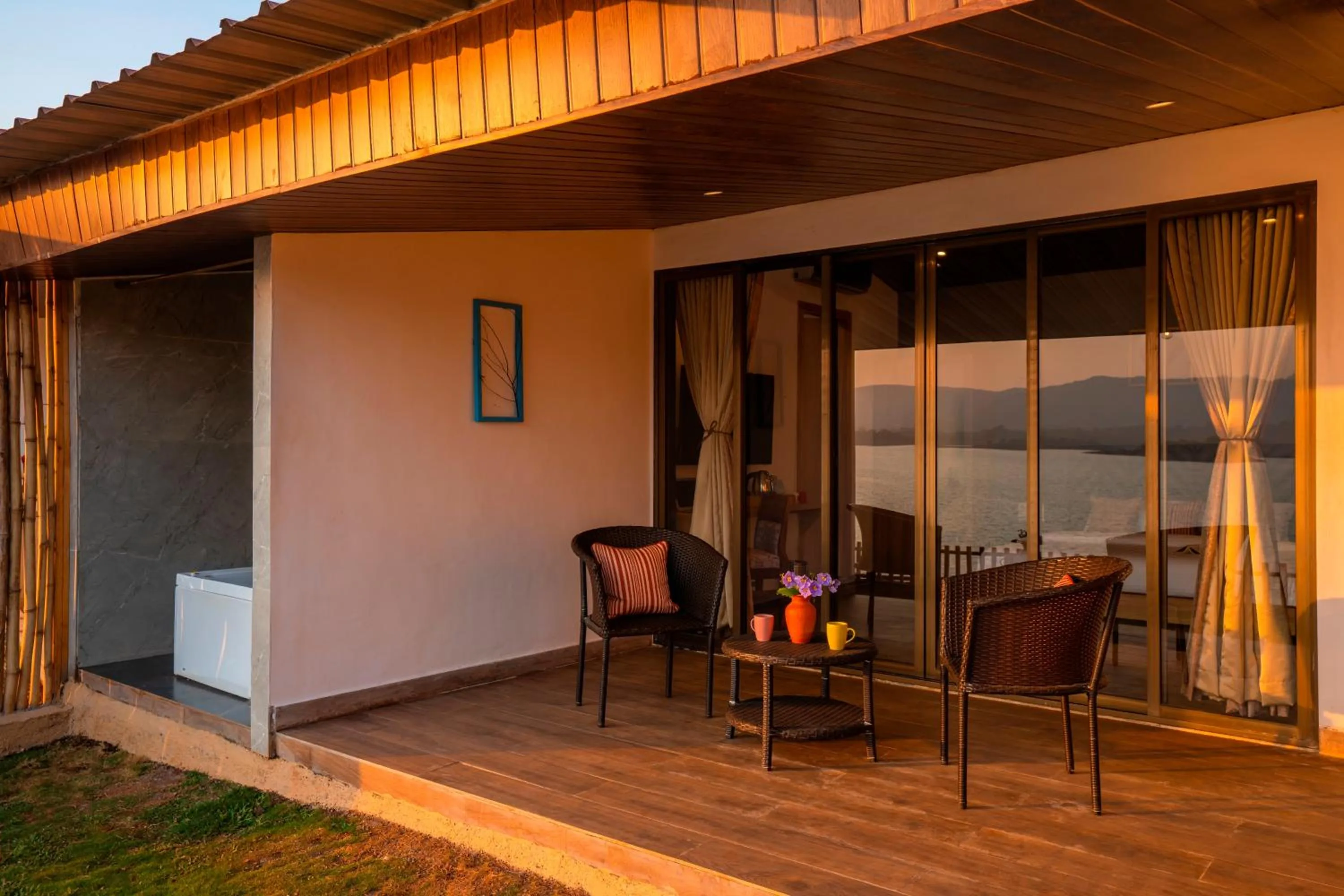 Balcony/Terrace in Zostel Plus Lonavala