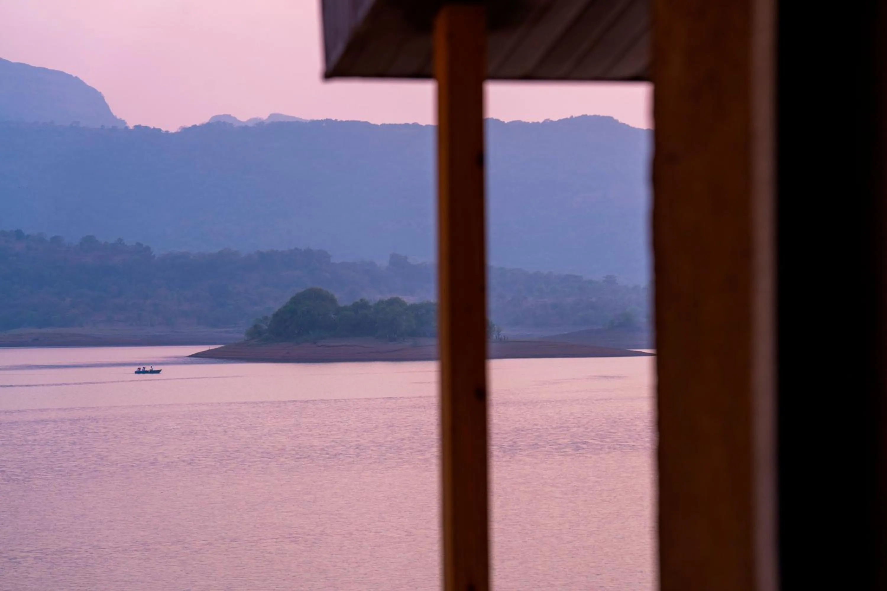 Lake view in Zostel Plus Lonavala