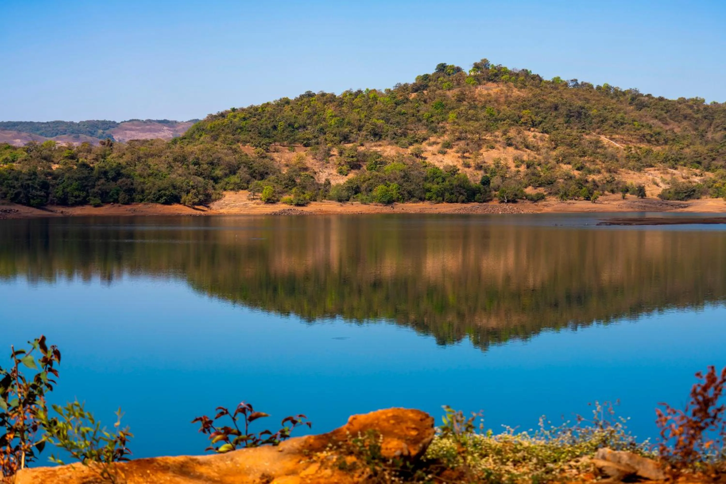 Lake view in Zostel Plus Lonavala