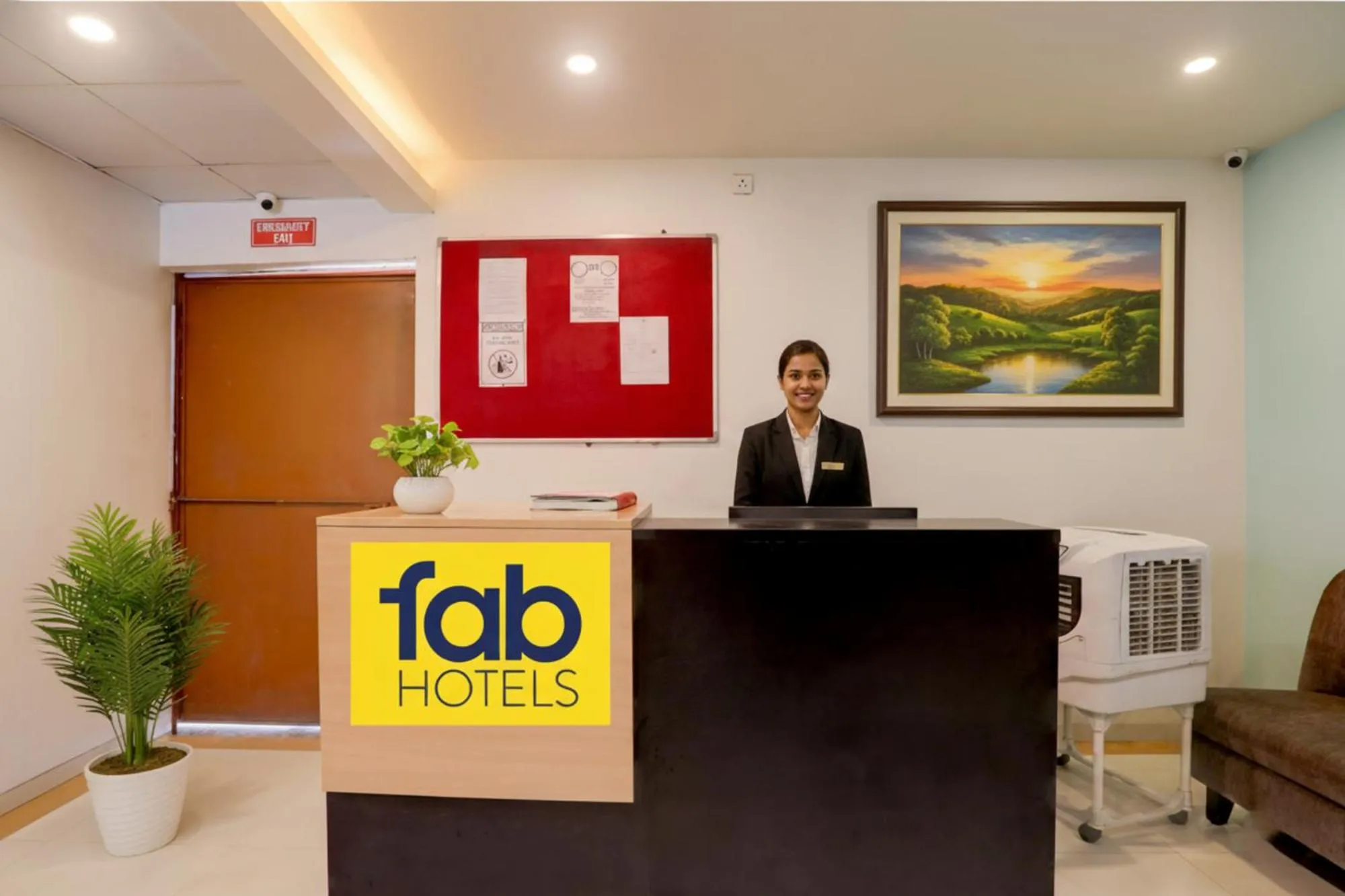 Lobby or reception in FabHotel Prime Ace II - Near Jupiter Hospital