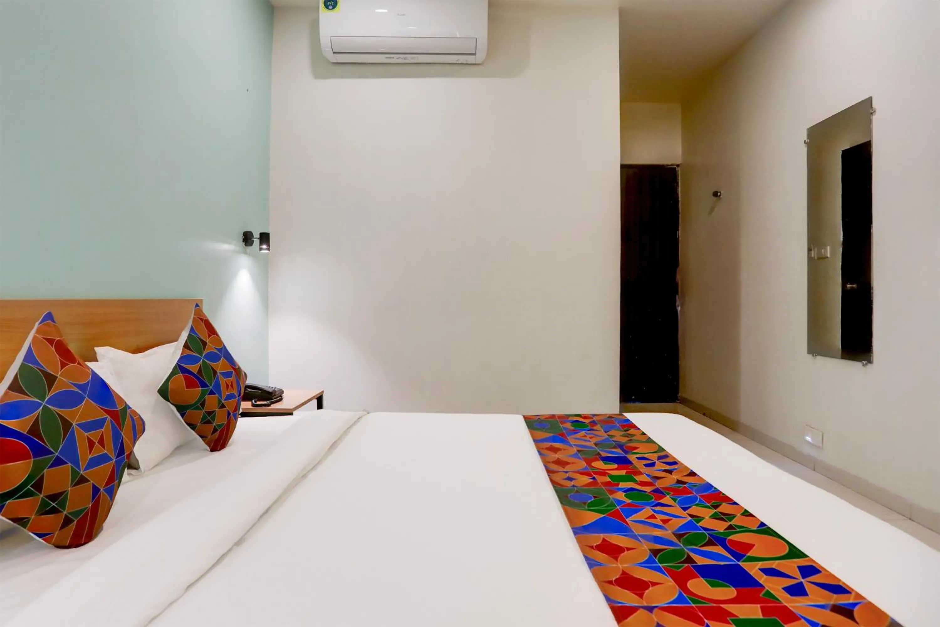 Bed in FabHotel Prime Ace II - Near Jupiter Hospital